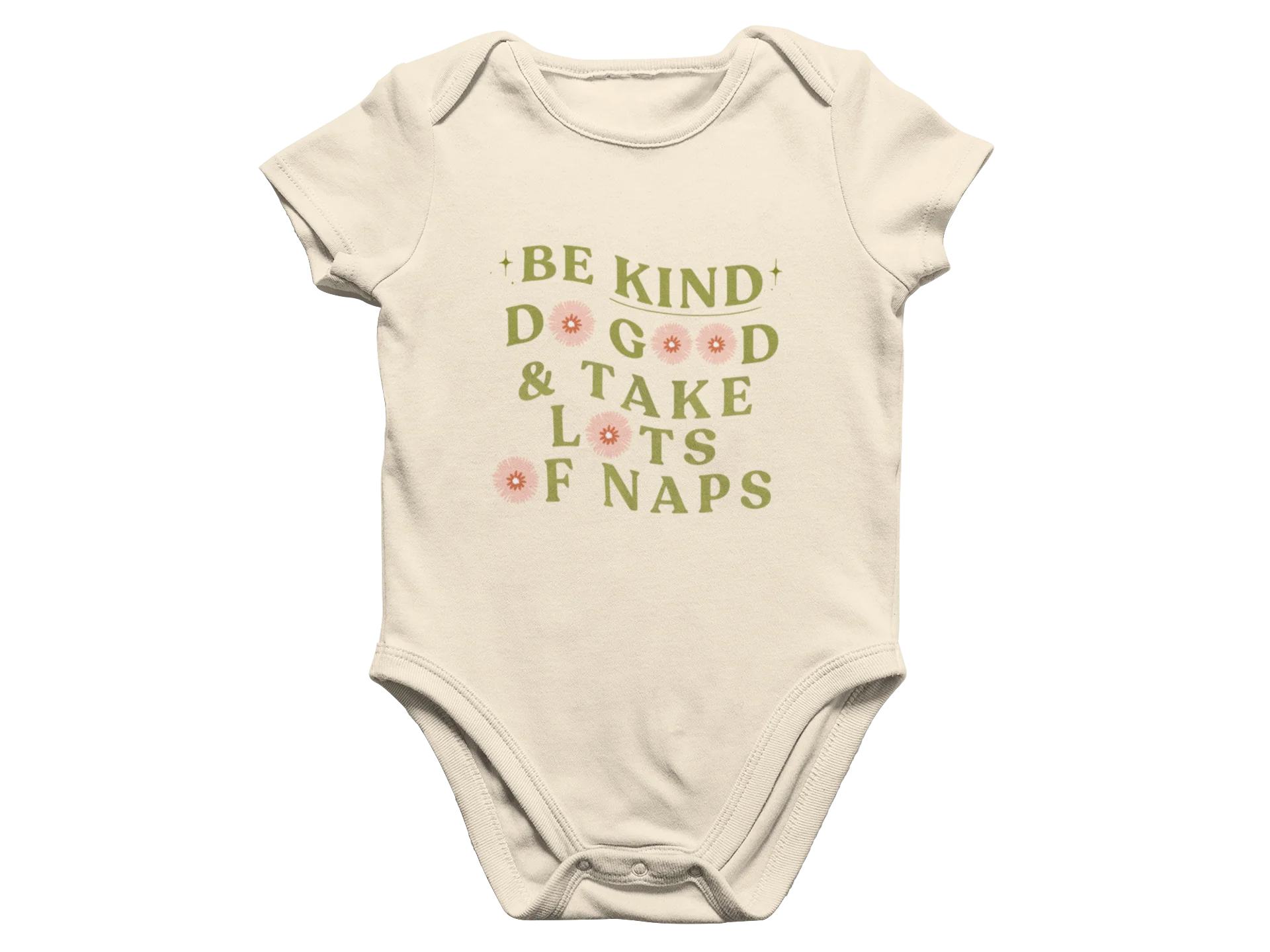 Be Kind, Do Good & Take Lots Of Naps - Baby Onesie - Image 3
