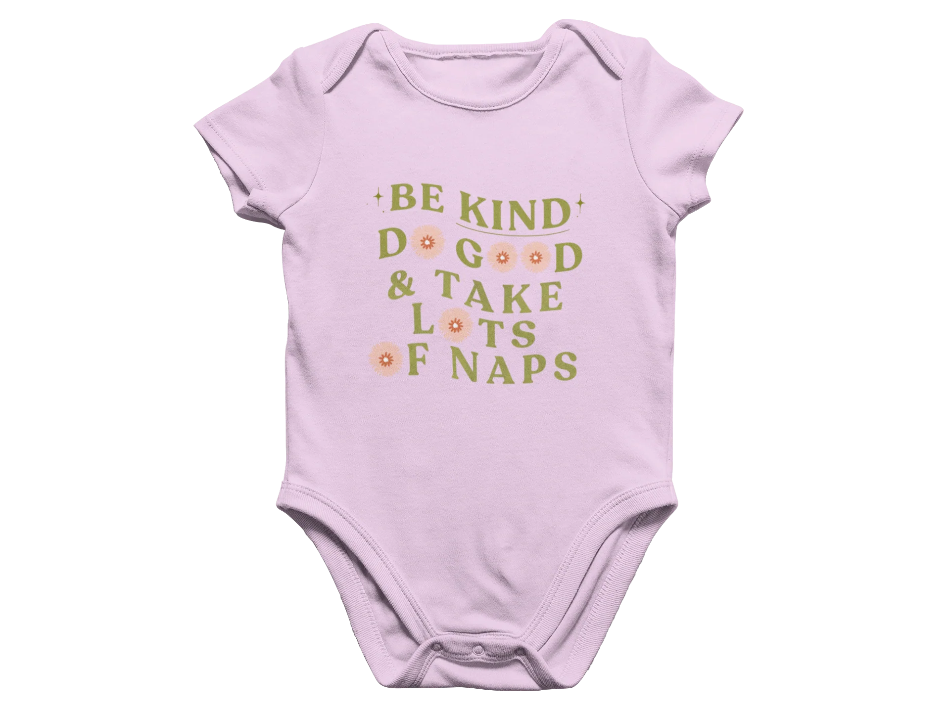 Be Kind, Do Good & Take Lots Of Naps - Baby Onesie - Image 4