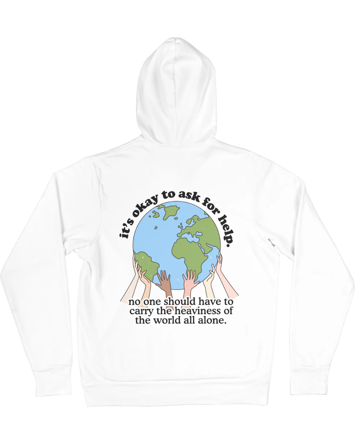 Call or Text 988; It's Okay To Ask For Help - Hoodie - Image 3