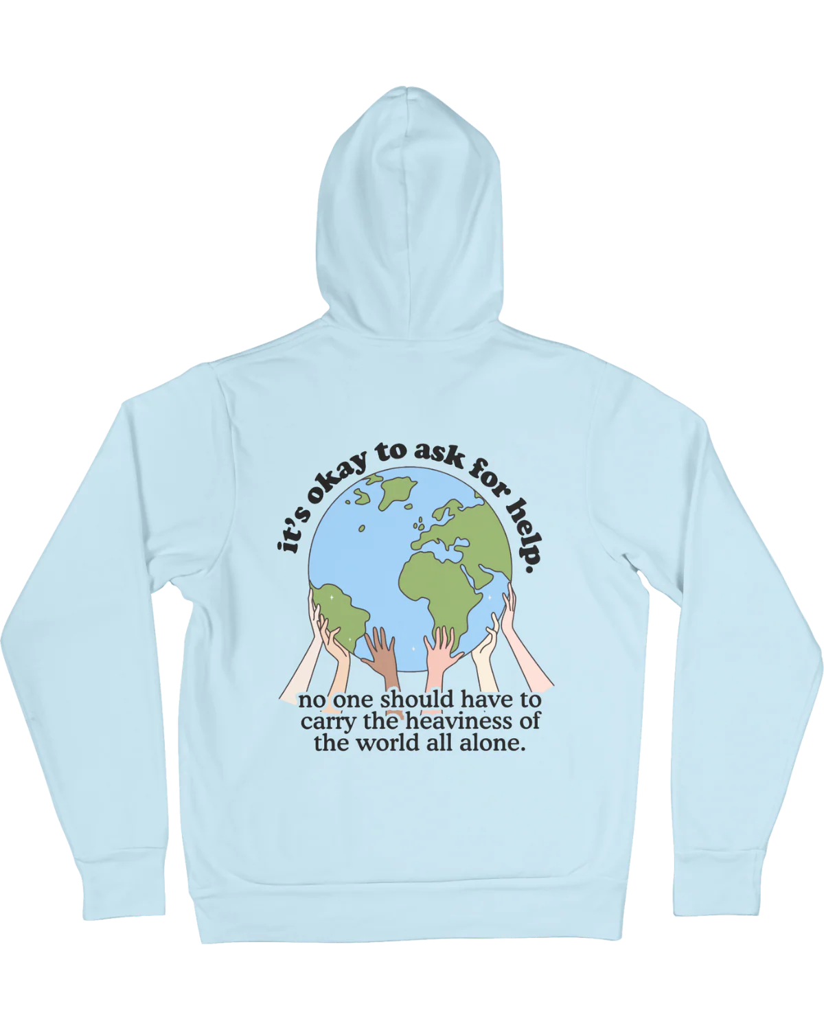 Call or Text 988; It's Okay To Ask For Help - Hoodie - Image 5