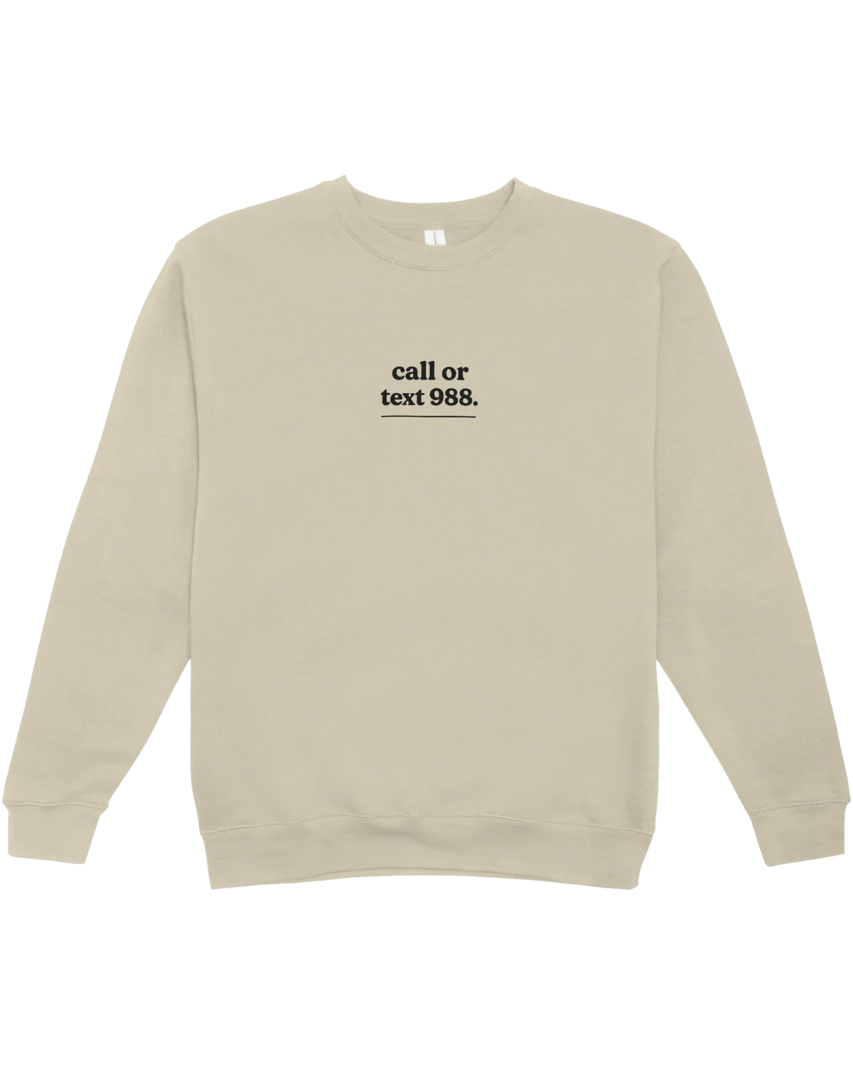 Call or Text 988; It's Okay To Ask For Help - Sweatshirt - Image 3