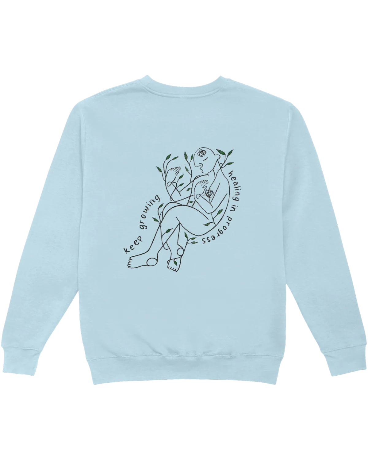Grow Through What You Go Through // Keep Growing; Healing In Progress - Sweatshirt - Image 11