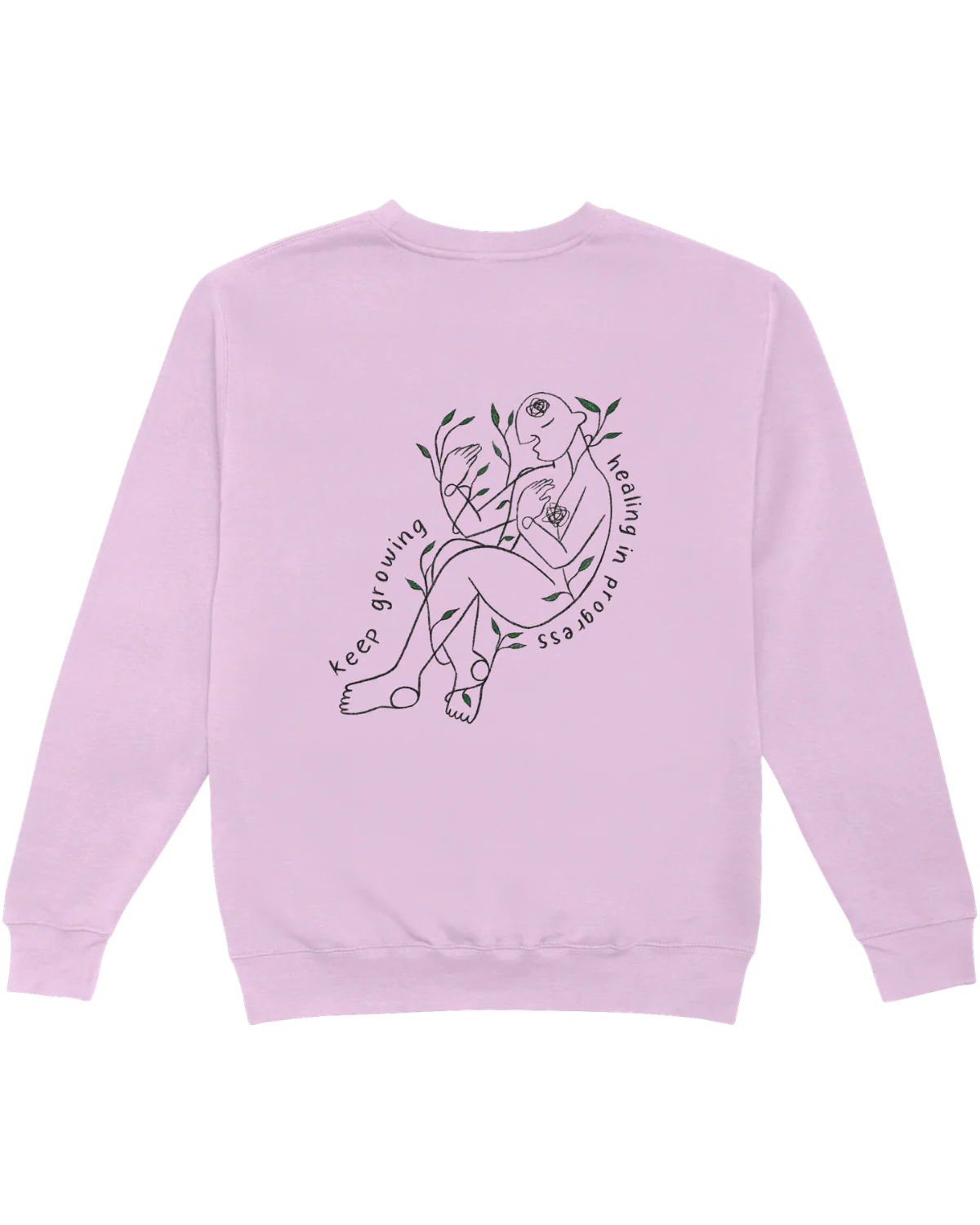 Grow Through What You Go Through // Keep Growing; Healing In Progress - Sweatshirt - Image 12