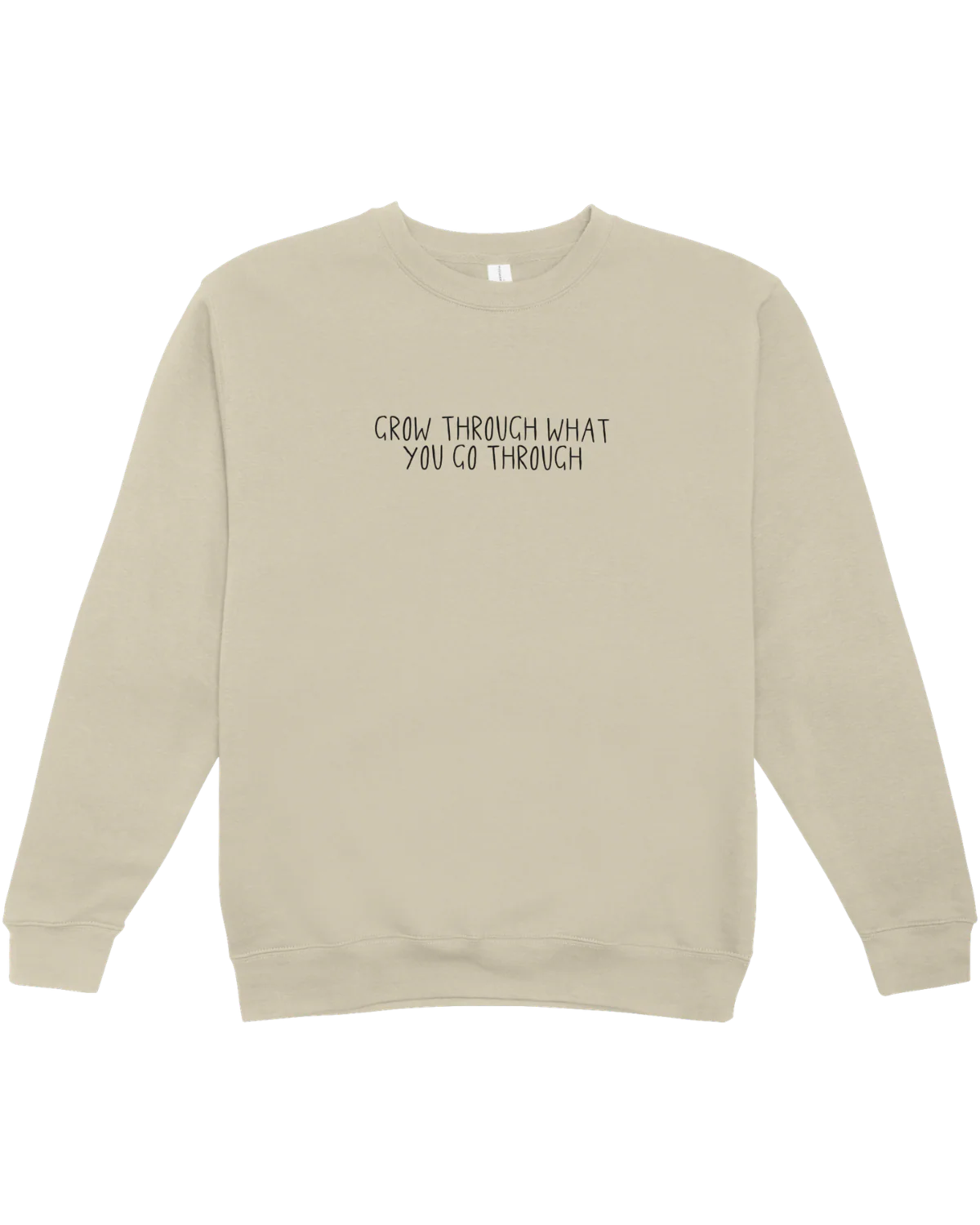 Grow Through What You Go Through // Keep Growing; Healing In Progress - Sweatshirt - Image 3