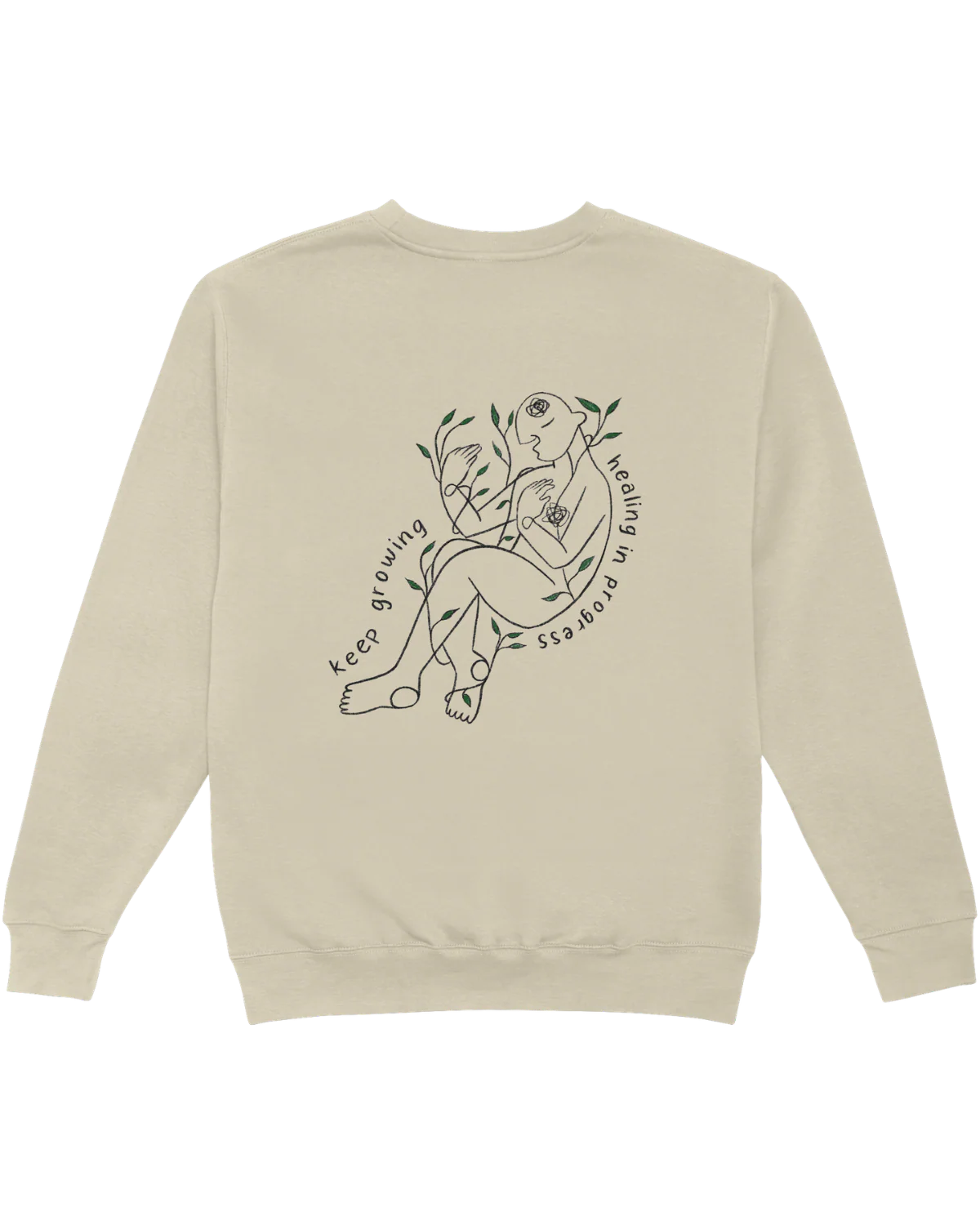 Grow Through What You Go Through // Keep Growing; Healing In Progress - Sweatshirt - Image 9