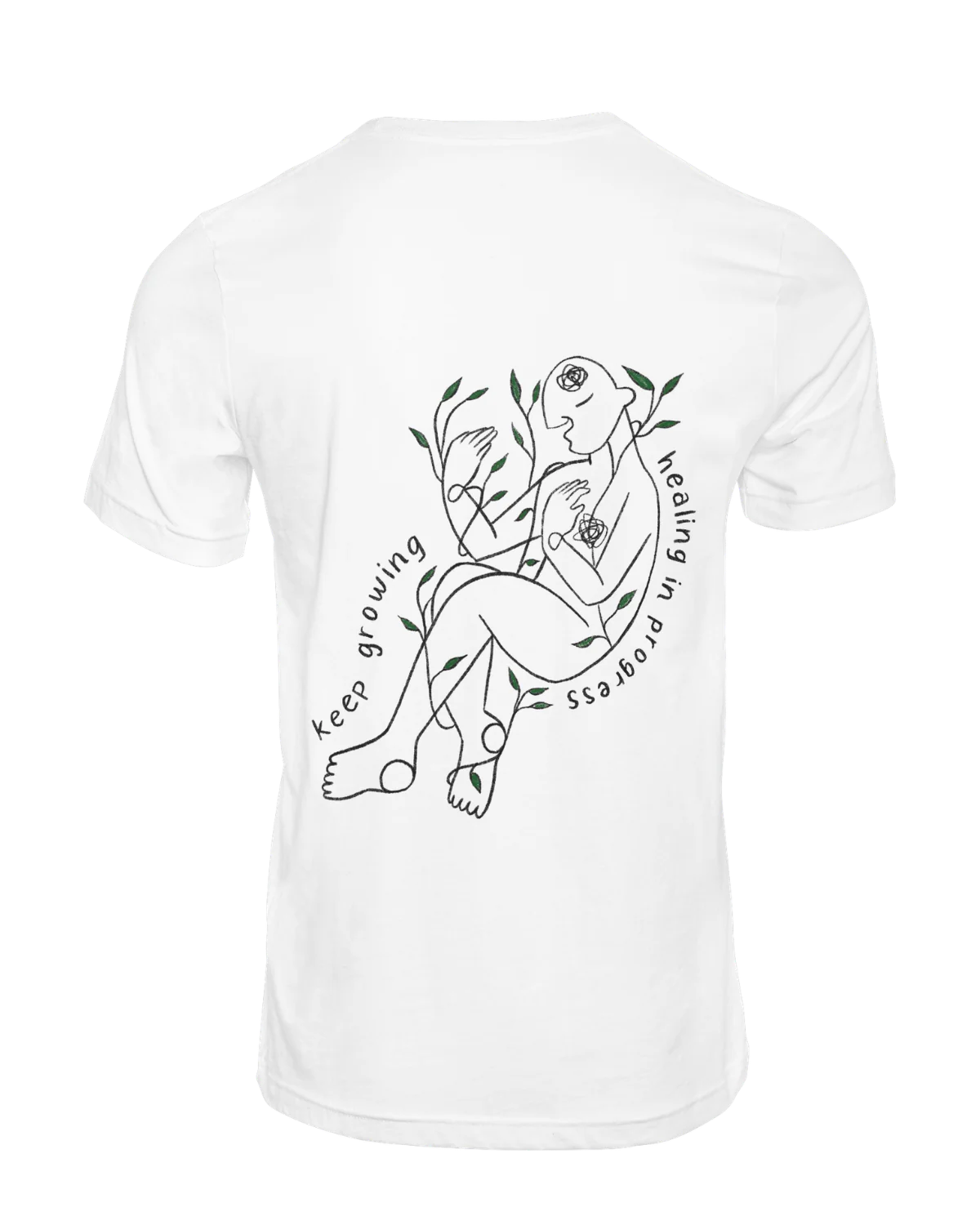 Grow Through What You Go Through // Keep Growing; Healing In Progress - T-Shirt - Image 5