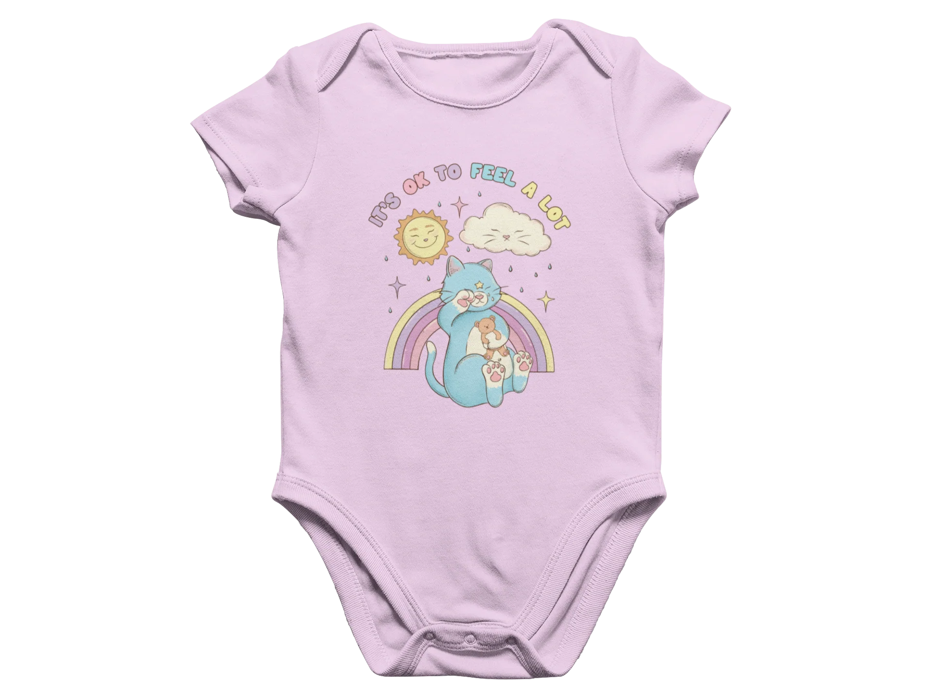 It's OK To Feel A Lot - Baby Onesie - Image 3