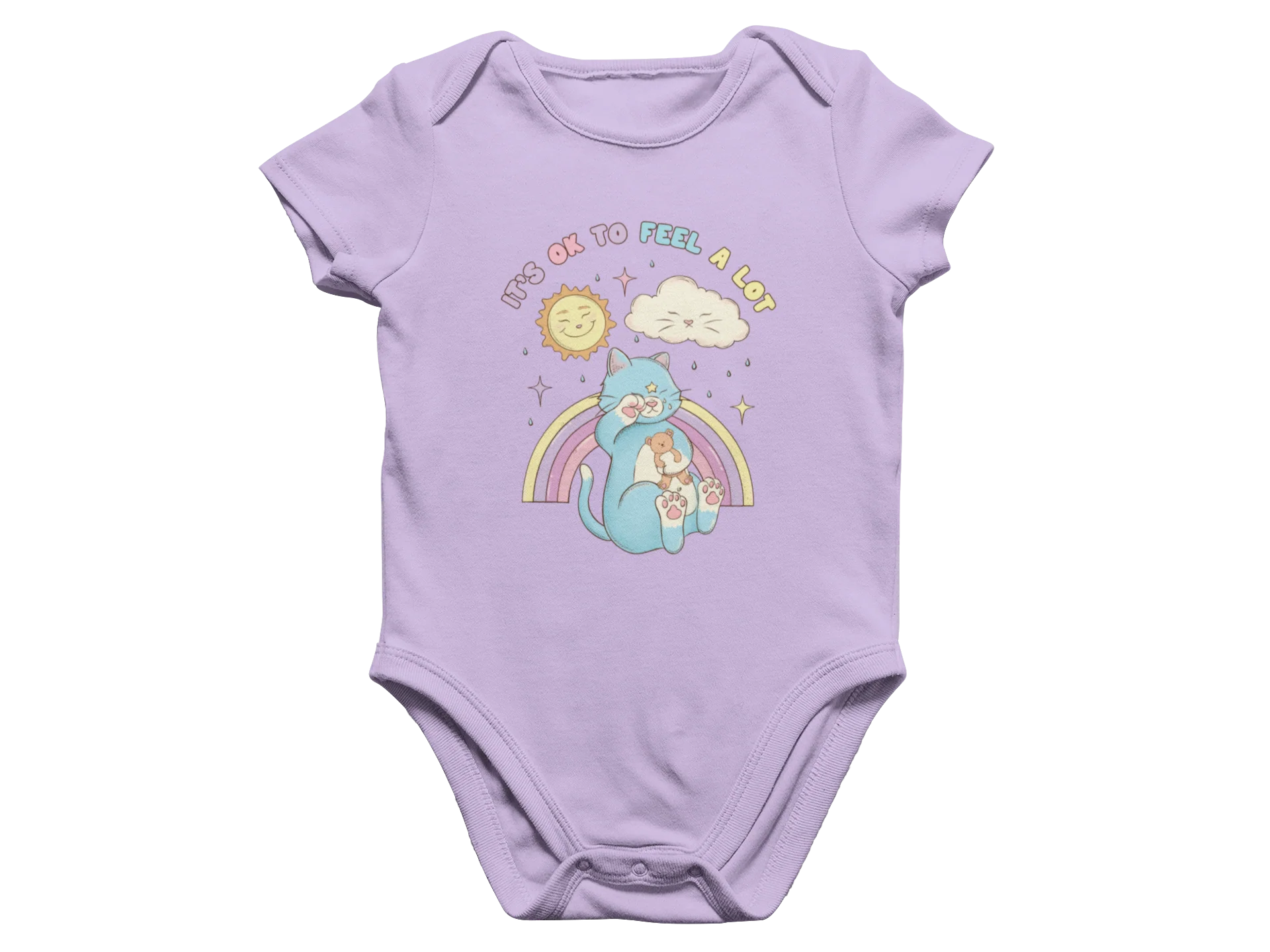It's OK To Feel A Lot - Baby Onesie - Image 4