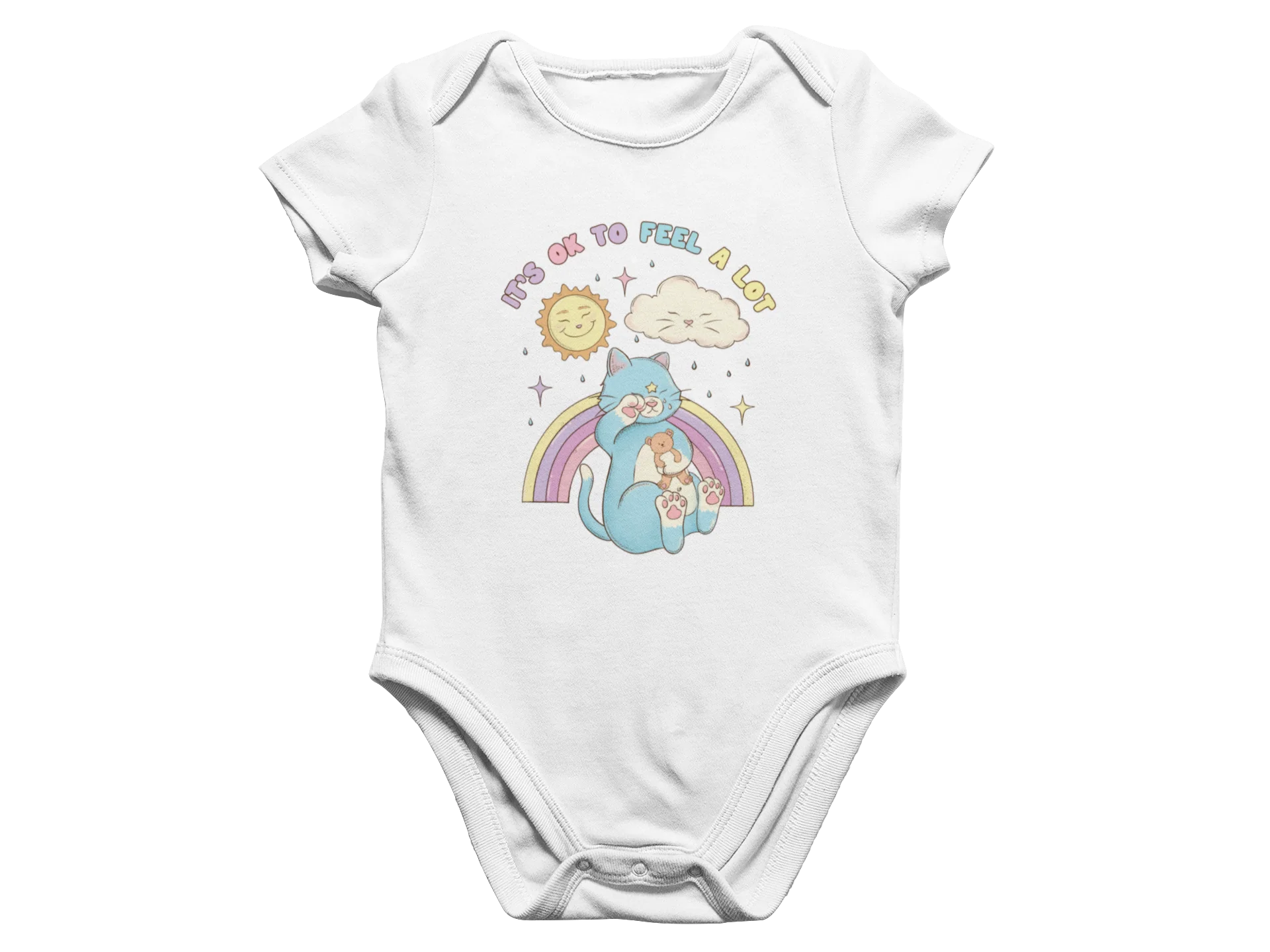 It's OK To Feel A Lot - Baby Onesie - Image 5