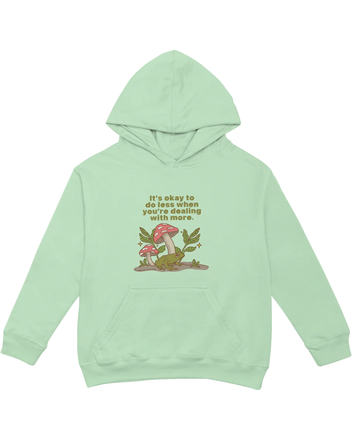 It's Okay To Do Less When You're Dealing With More (Frog) - Hoodie - Image 3