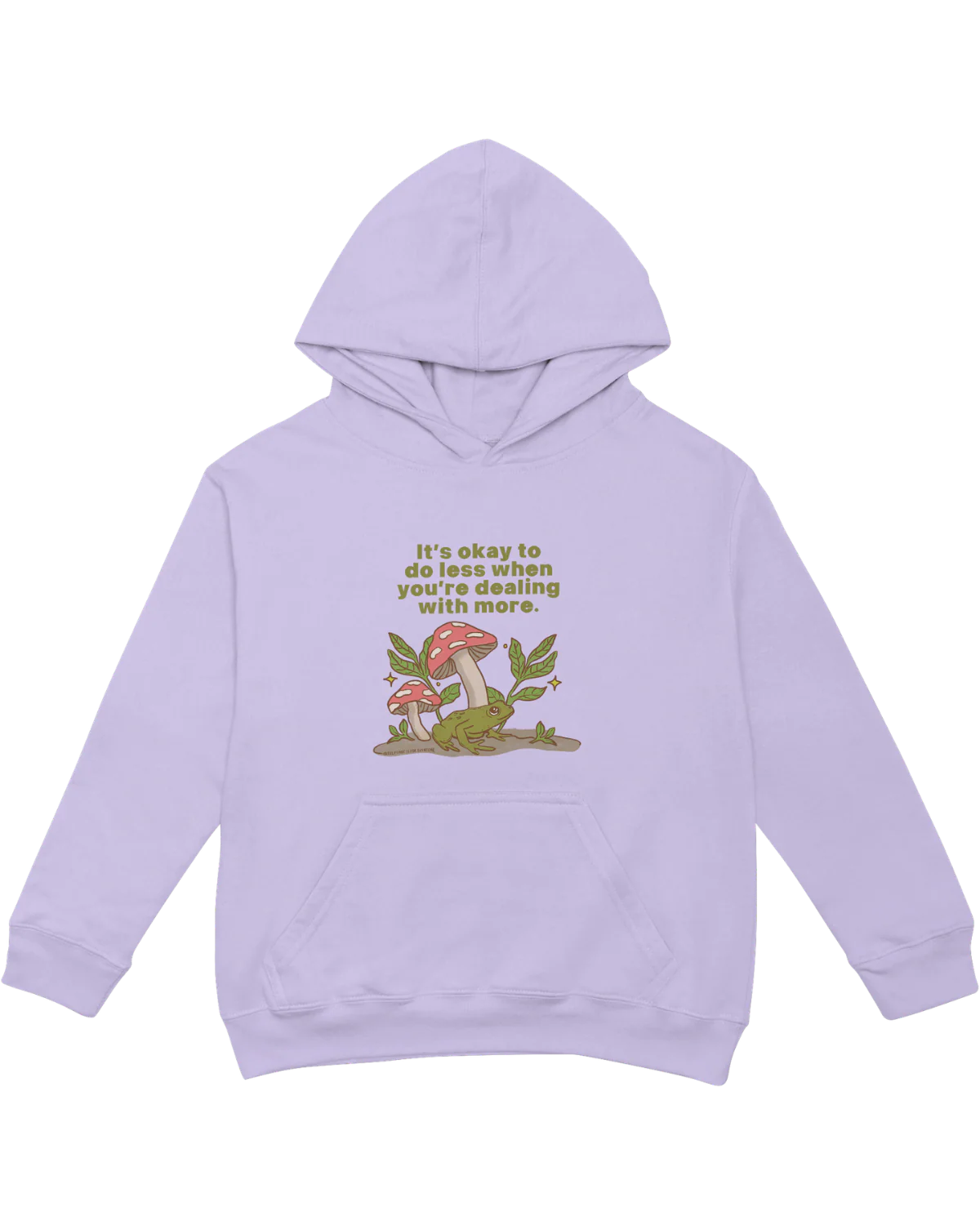 It's Okay To Do Less When You're Dealing With More (Frog) - Hoodie - Image 5