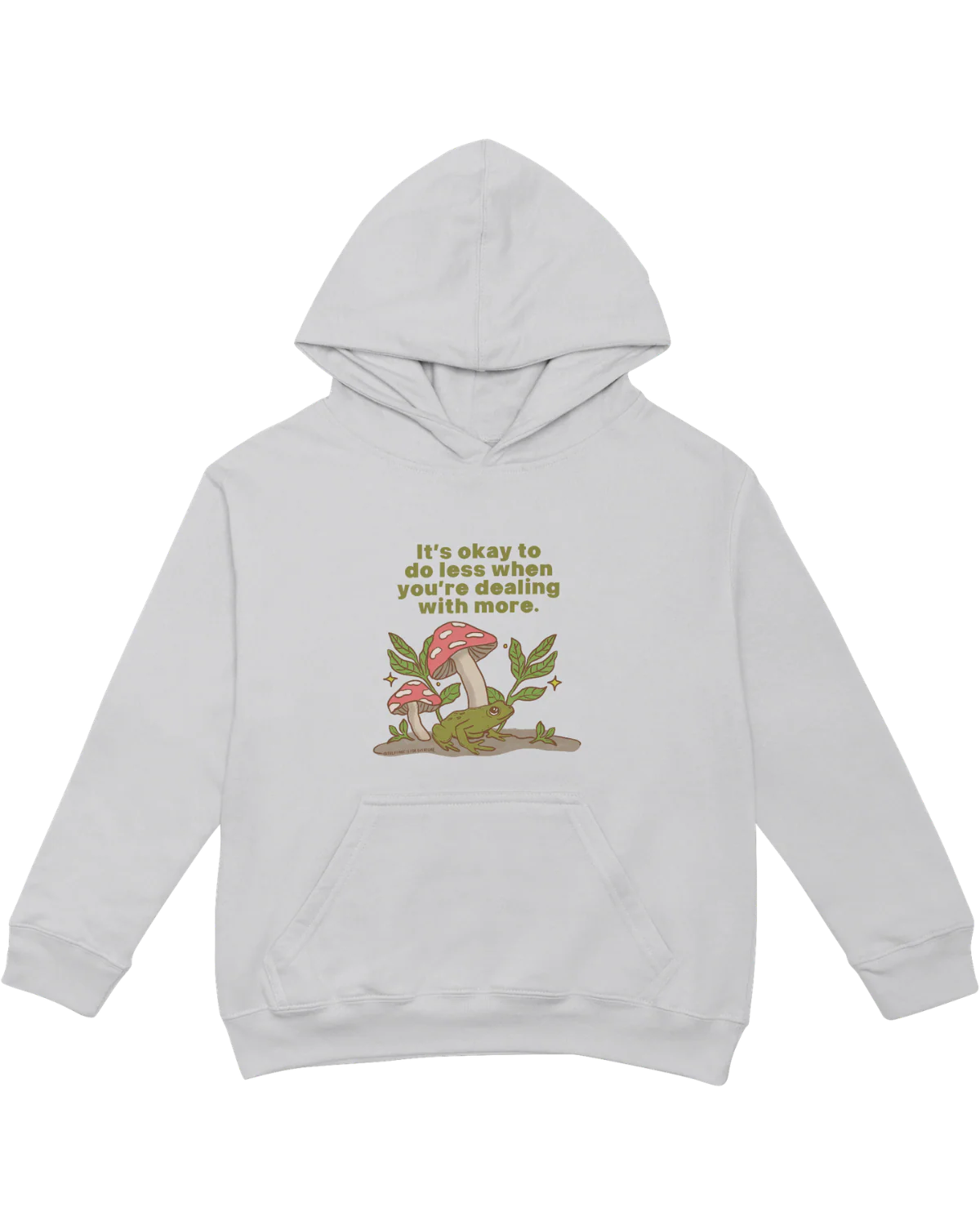 It's Okay To Do Less When You're Dealing With More (Frog) - Hoodie - Image 8
