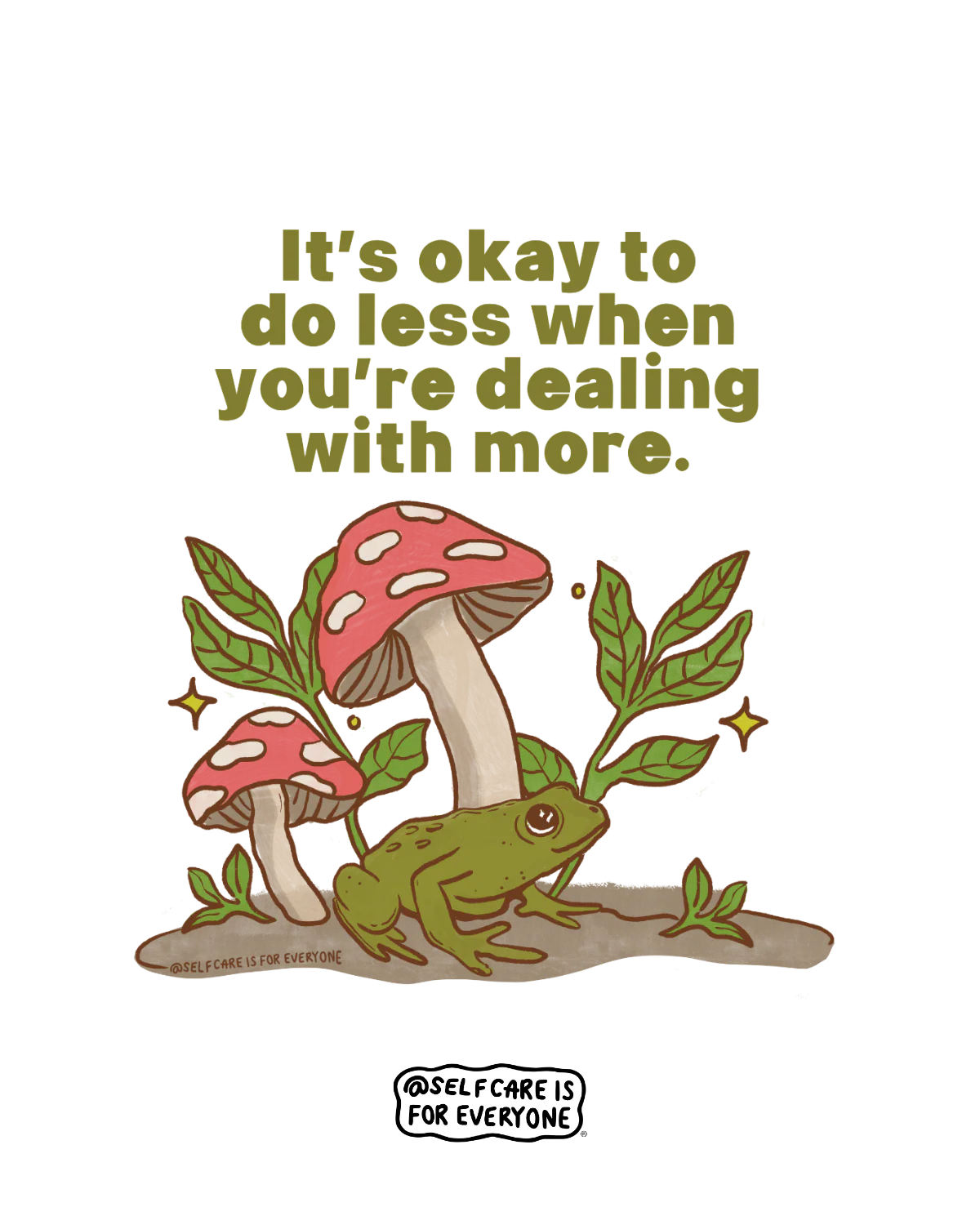 It's Okay To Do Less When You're Dealing With More (Frog) - T-Shirt - Image 2