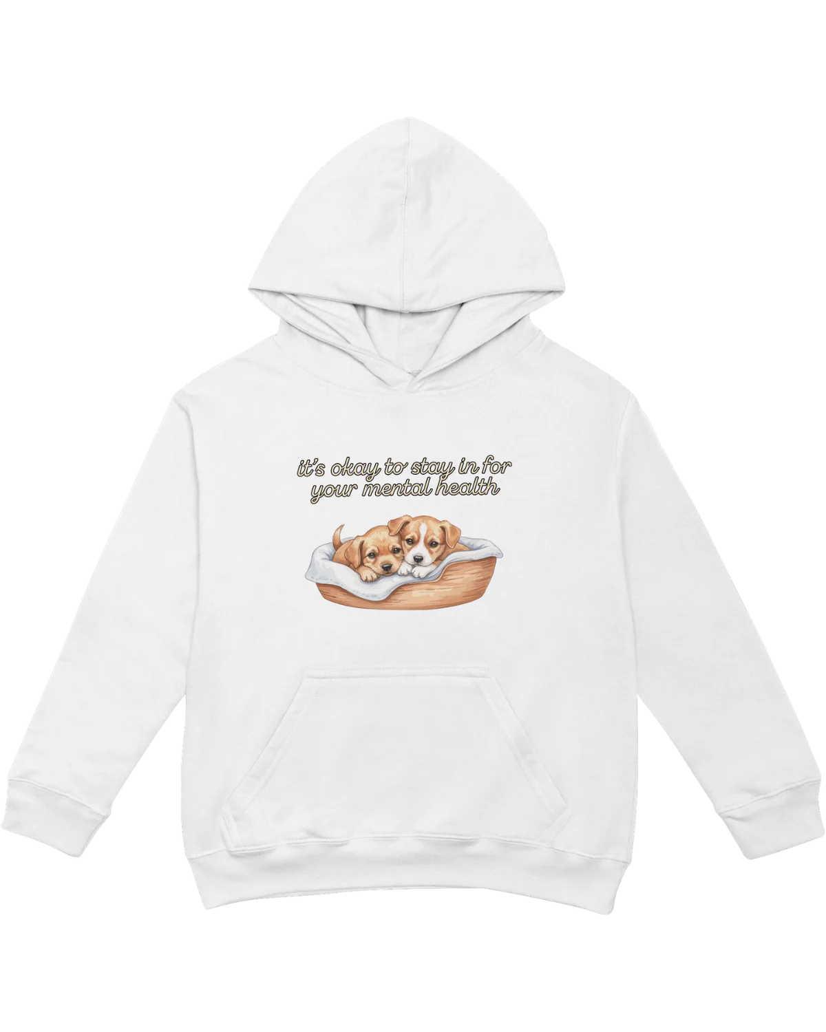 It's Okay To Stay In For Your Mental Health (Beagles) - Hoodie