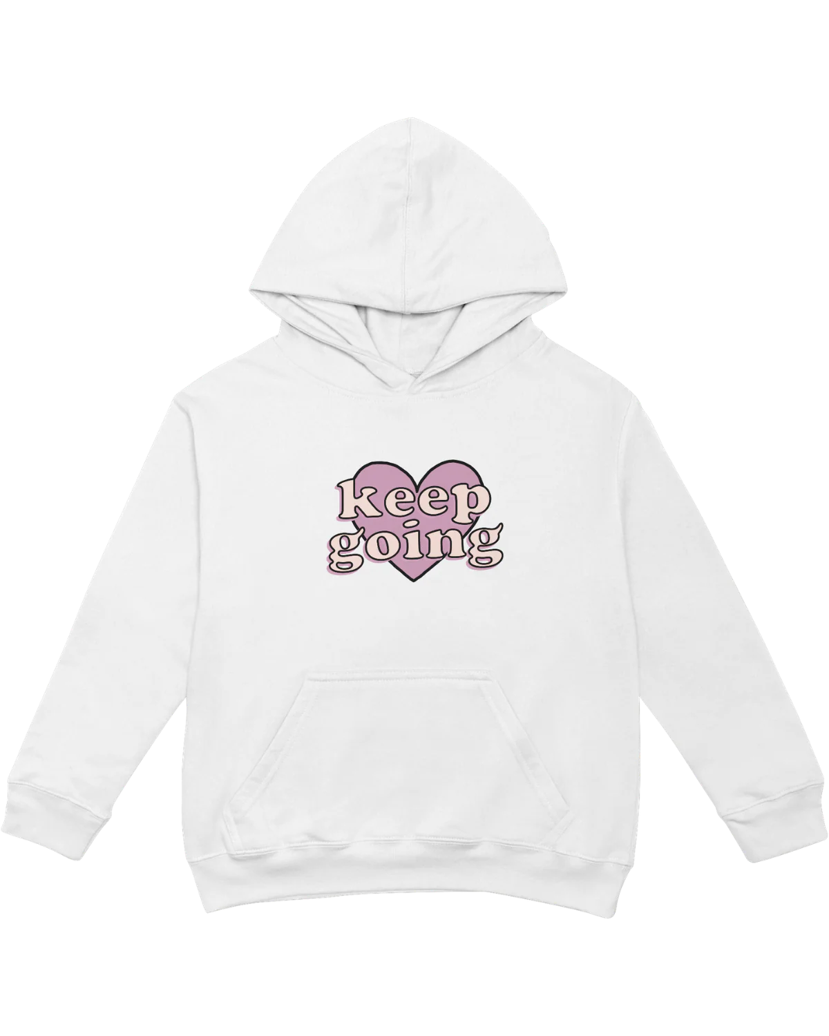Keep Going (Pink Heart) - Hoodie