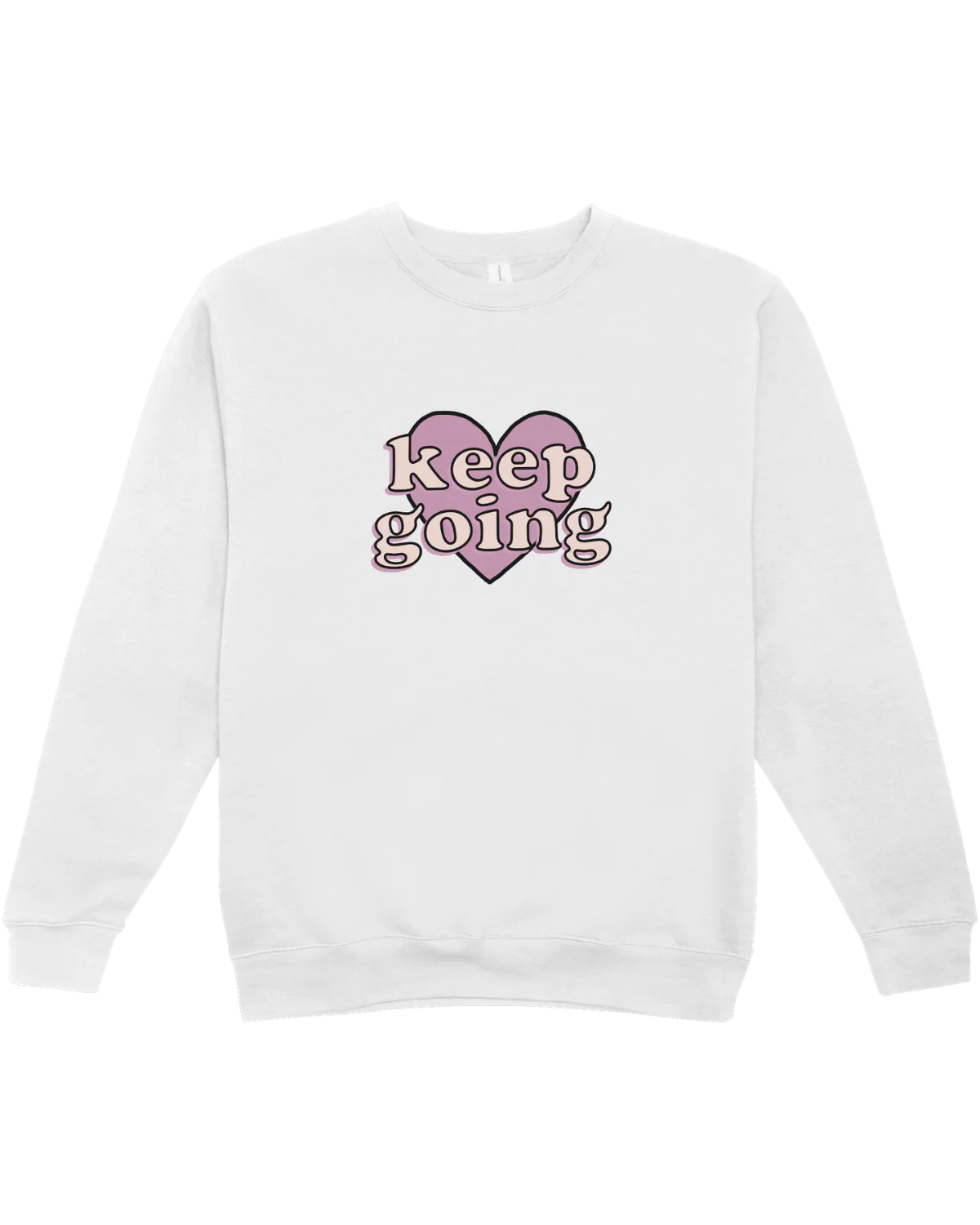 Keep Going (Pink Heart) - Sweatshirt