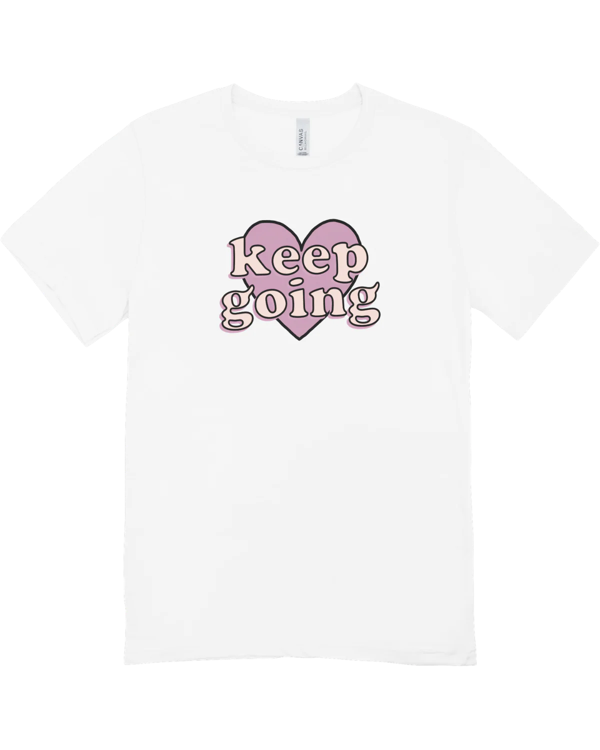 Keep Going (Pink Heart) - T-Shirt