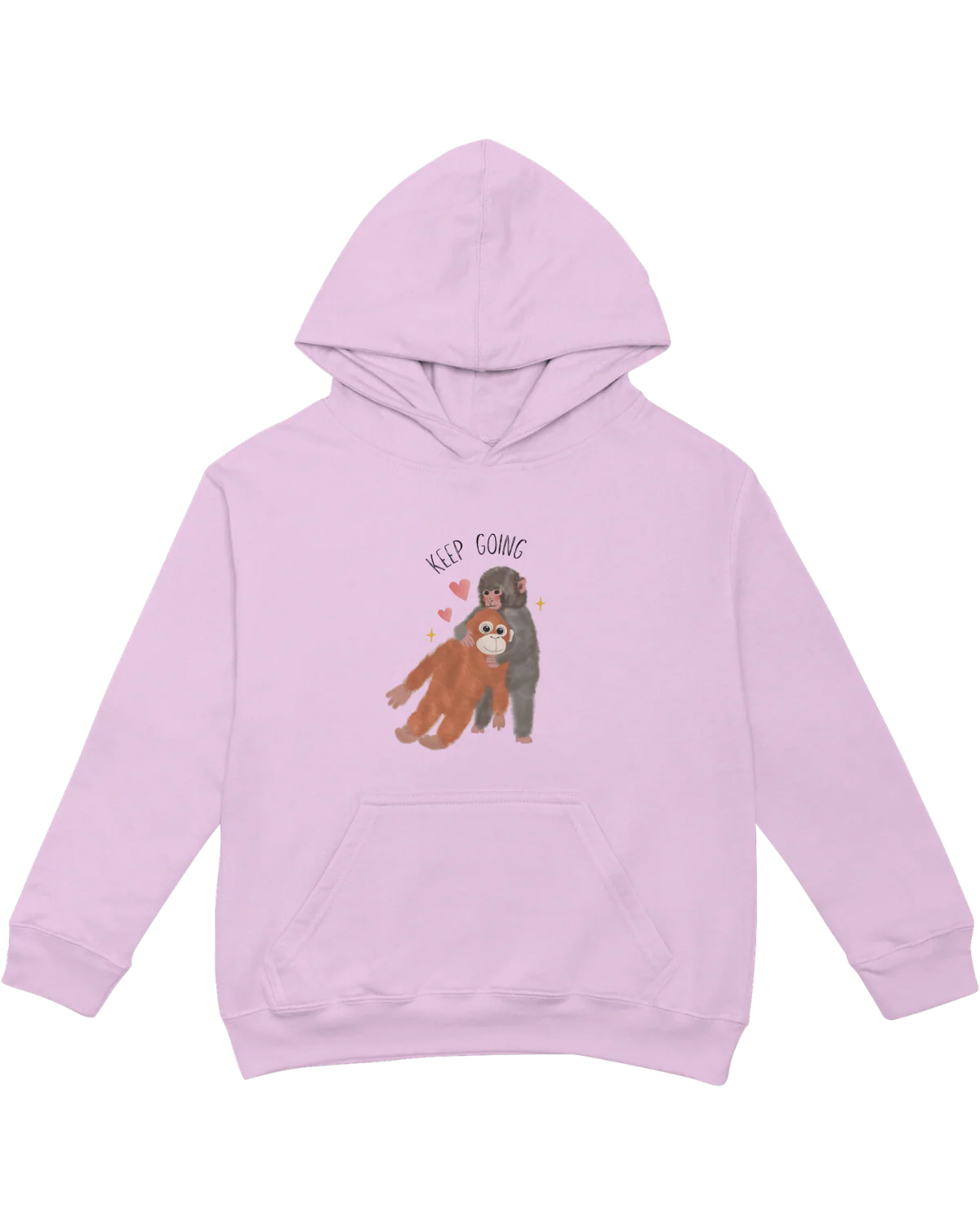 Keep Going (Punch, the Baby Macaque Monkey) - Hoodie - Image 3