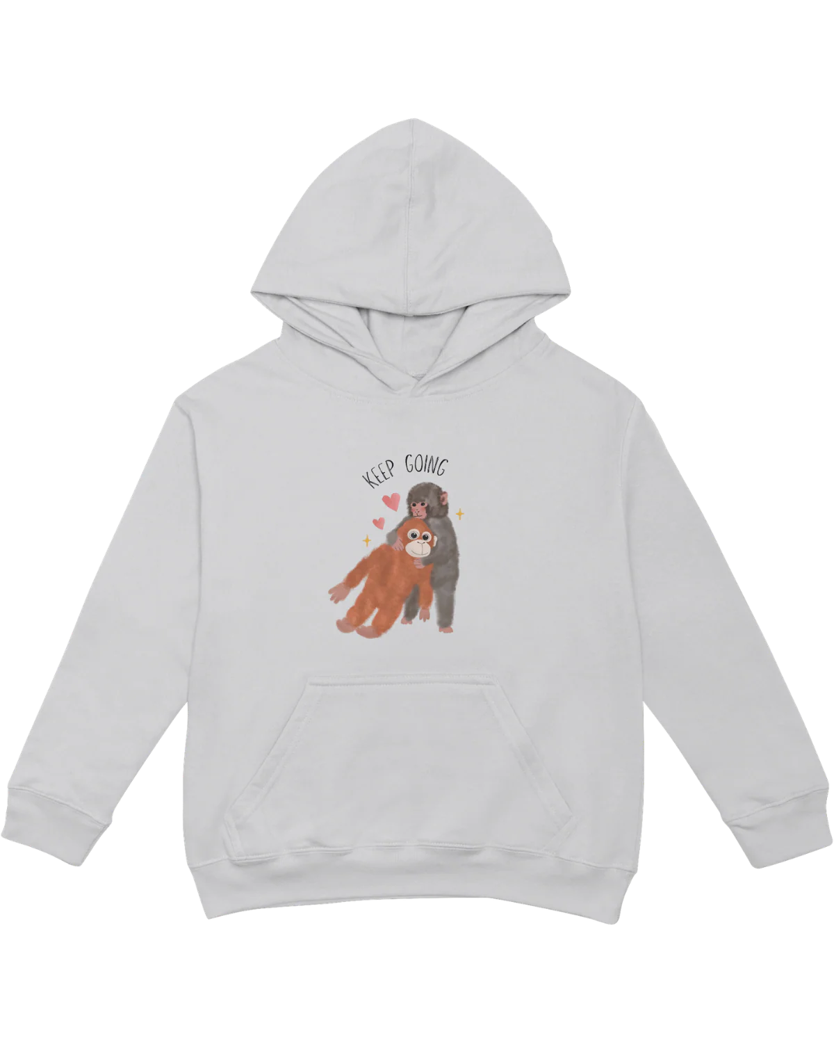 Keep Going (Punch, the Baby Macaque Monkey) - Hoodie - Image 4