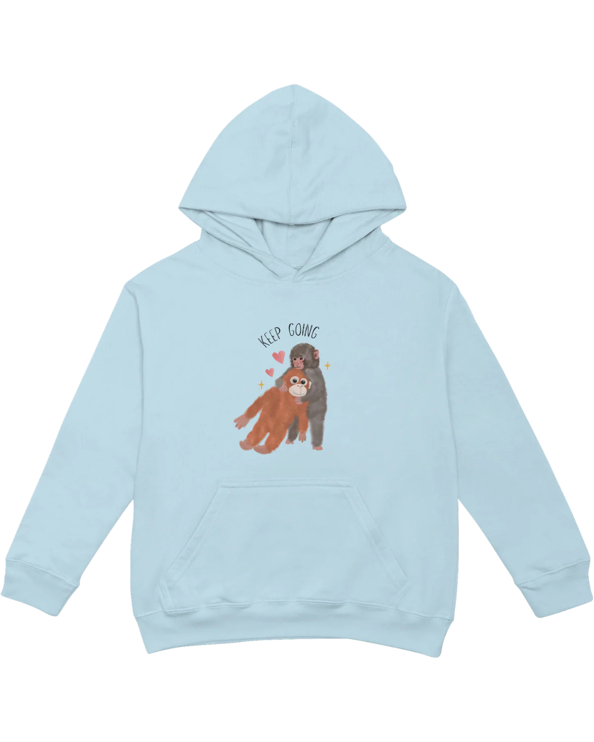 Keep Going (Punch, the Baby Macaque Monkey) - Hoodie - Image 5