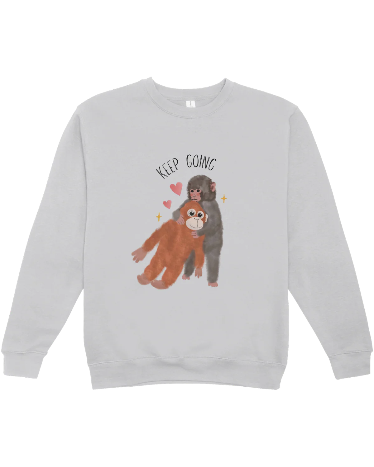 Keep Going (Punch, the Baby Macaque Monkey) - Sweatshirt - Image 3