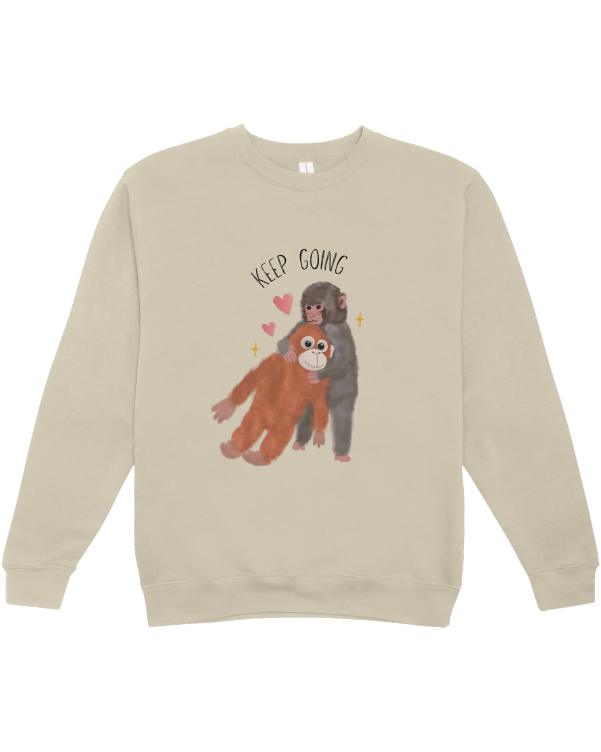 Keep Going (Punch, the Baby Macaque Monkey) - Sweatshirt - Image 5