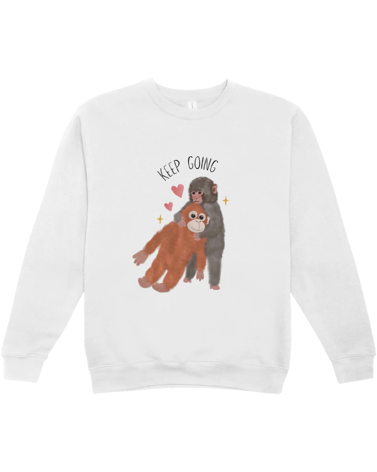 Keep Going (Punch, the Baby Macaque Monkey) - Sweatshirt - Image 6