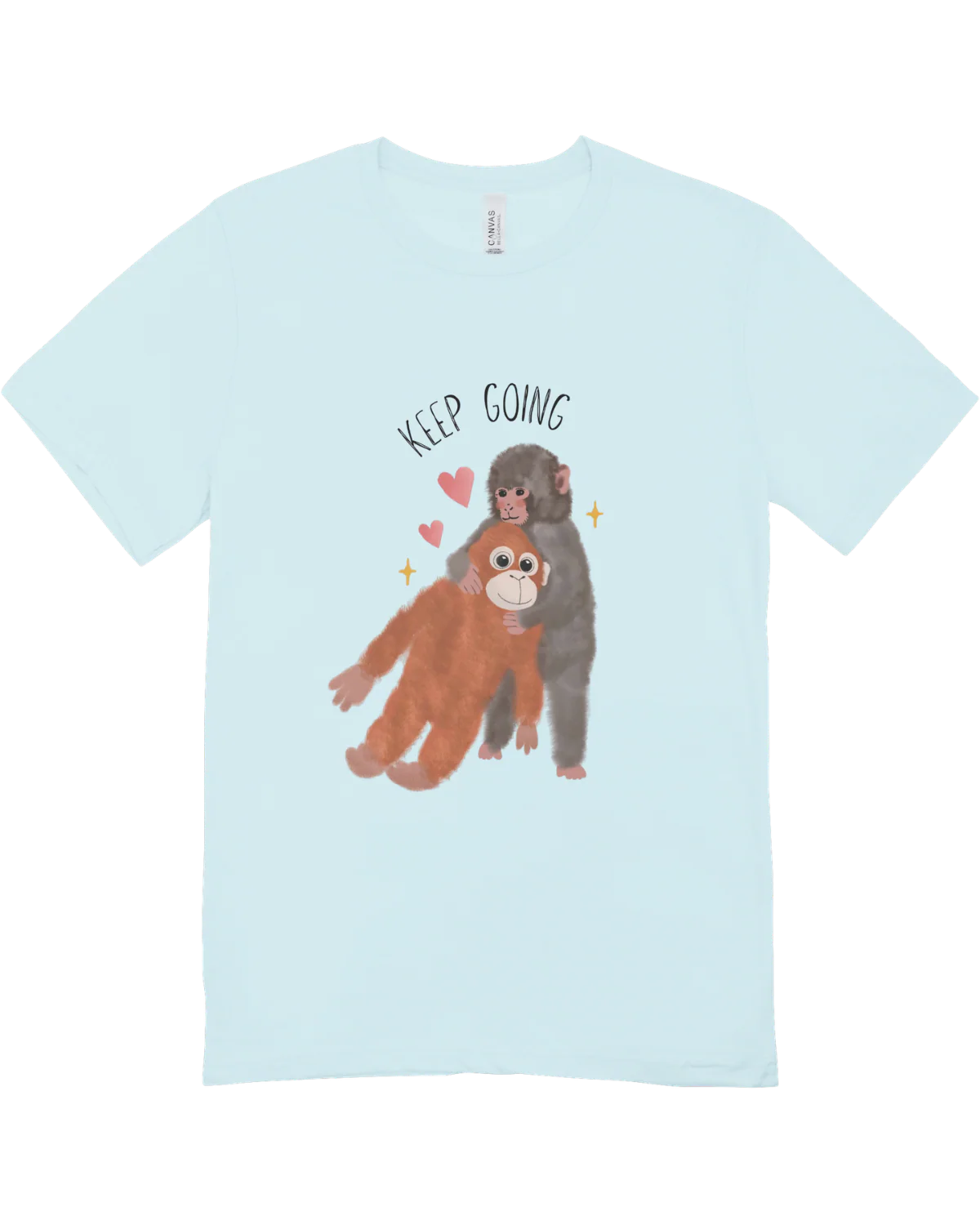 Keep Going (Punch, the Baby Macaque Monkey) - T-Shirt - Image 4