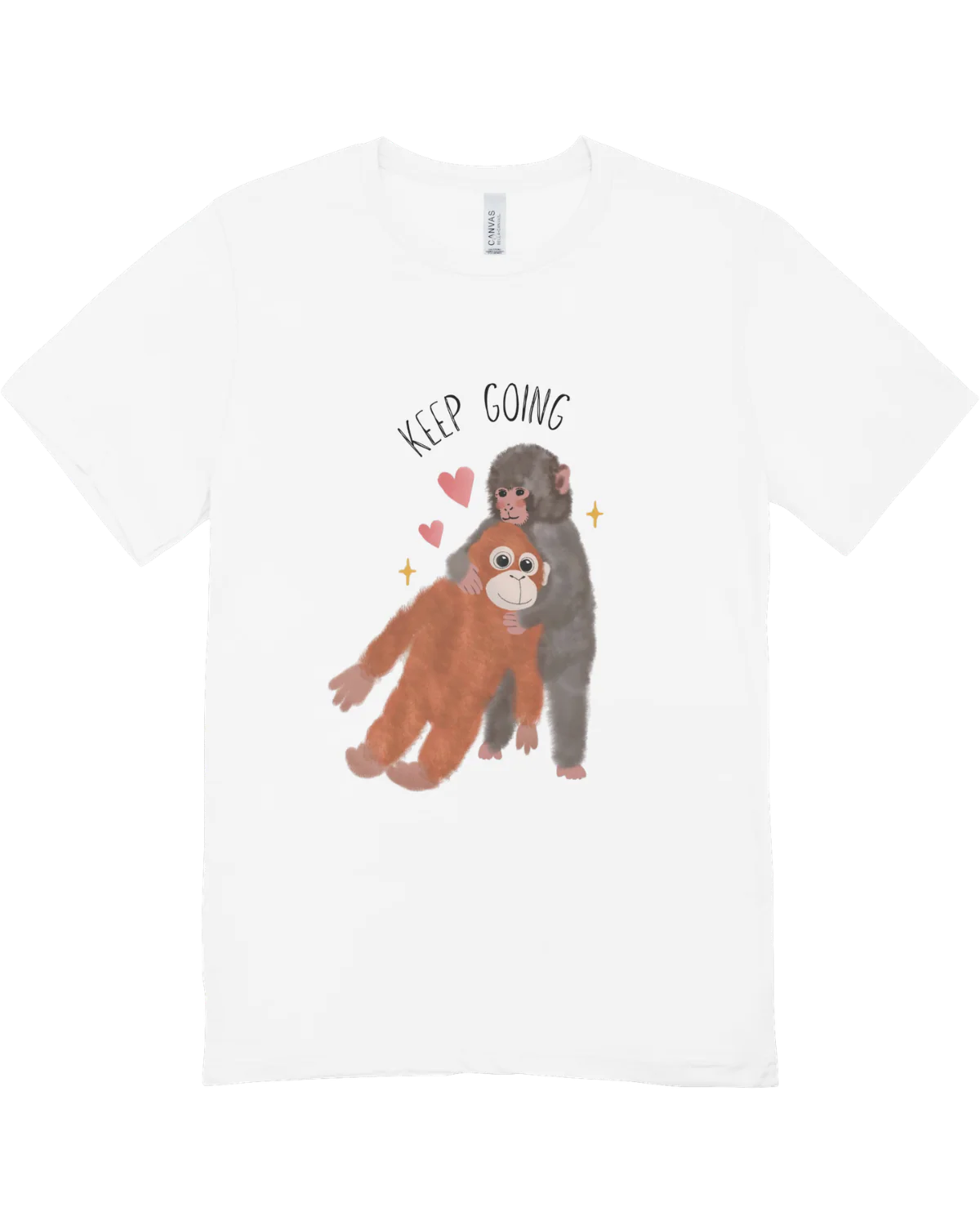 Keep Going (Punch, the Baby Macaque Monkey) - T-Shirt - Image 6