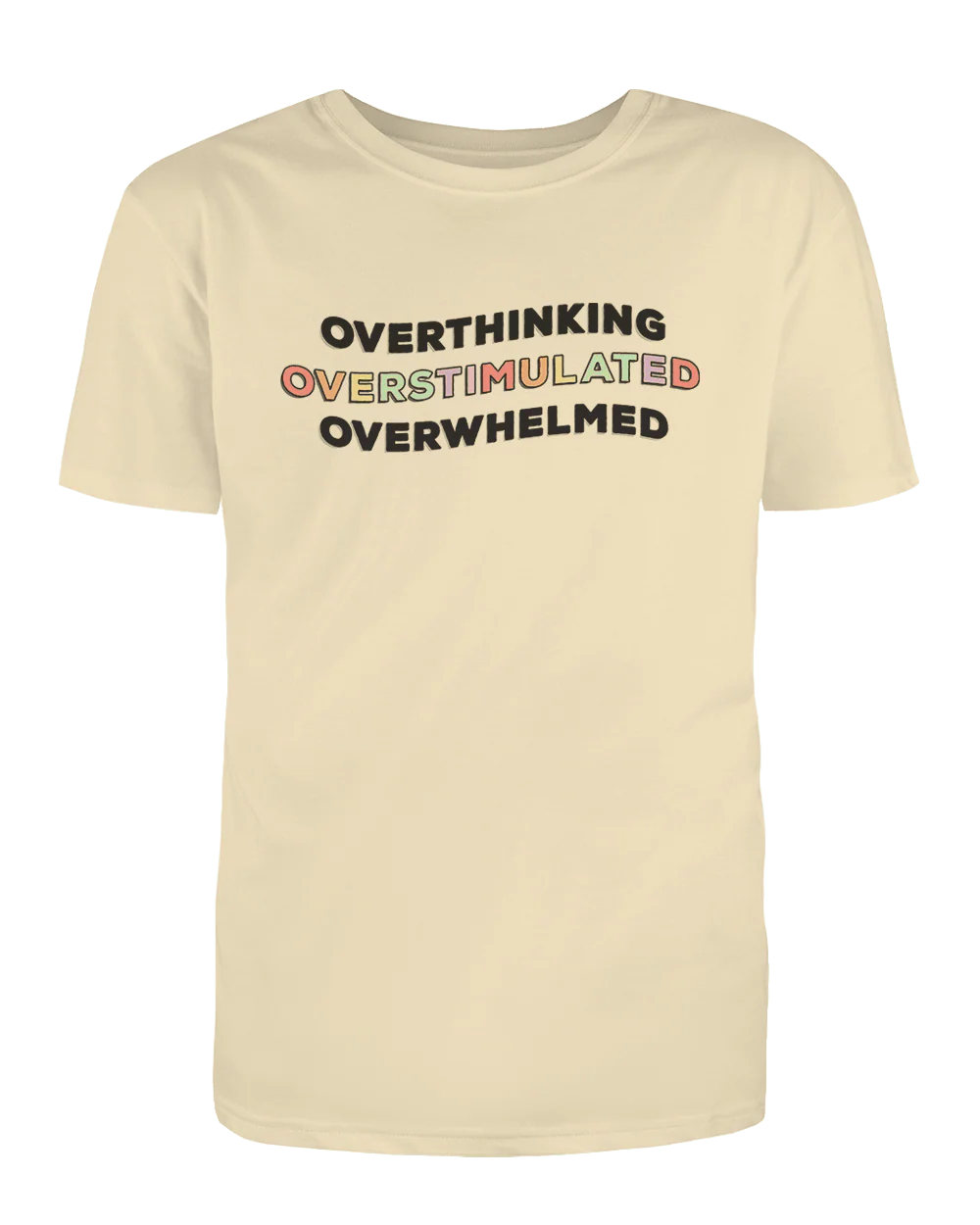 Overthinking, Overstimulated, Overwhelmed - T-Shirt - Image 3