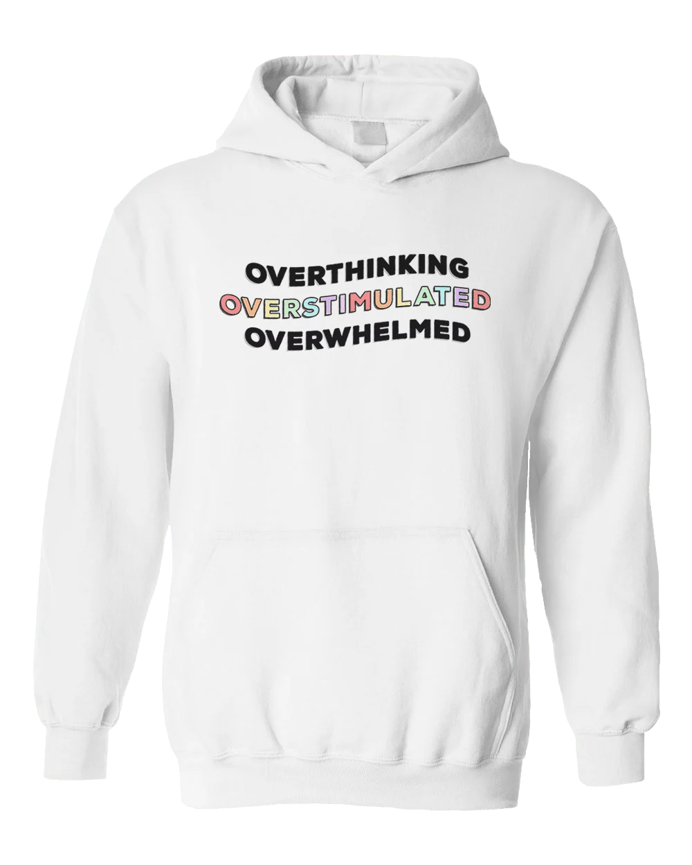 Overthinking, Overstimulated, Overwhelmed - Hoodie - Image 2