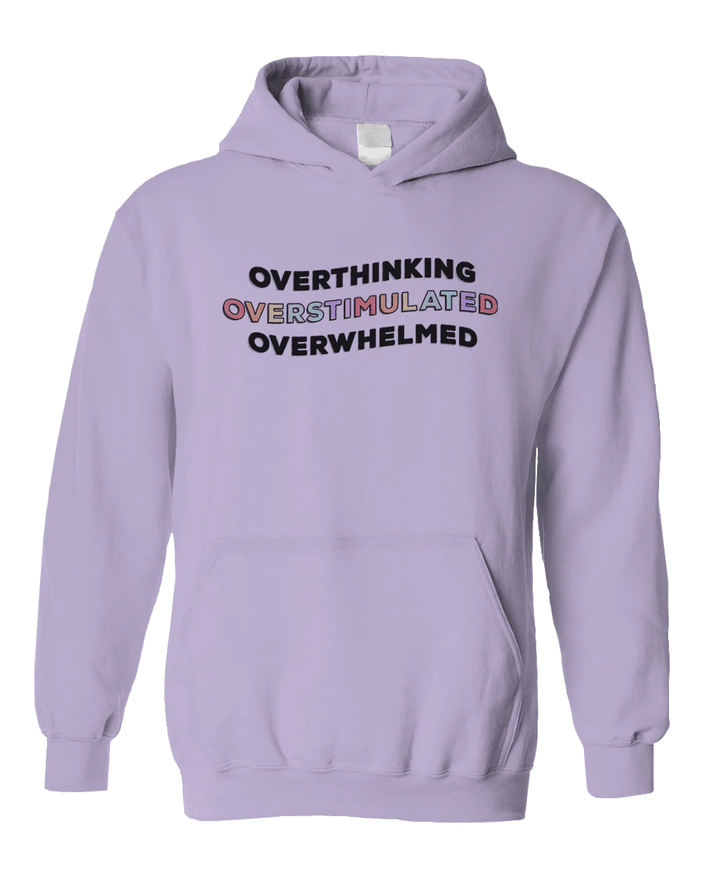 Overthinking, Overstimulated, Overwhelmed - Hoodie - Image 3