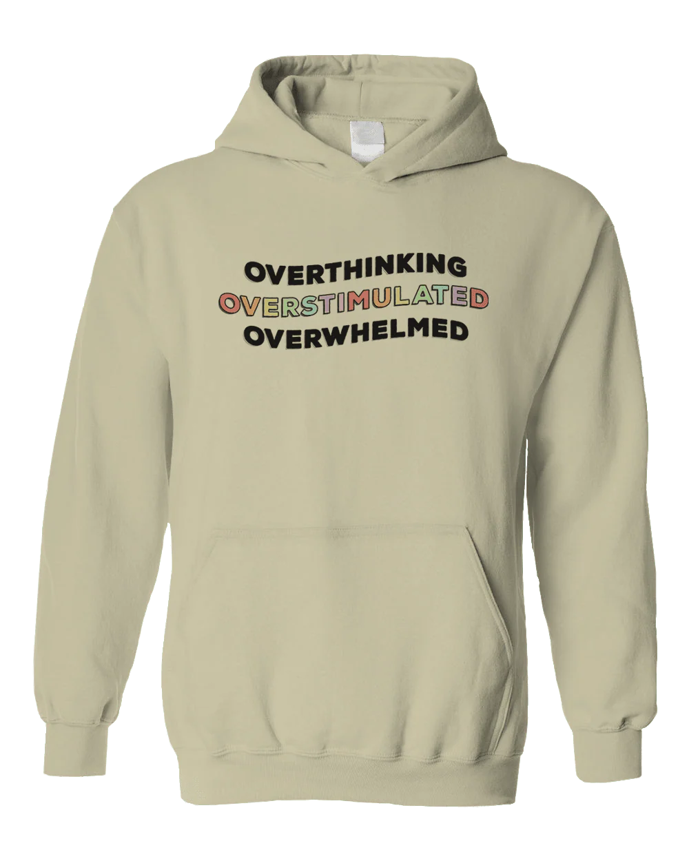 Overthinking, Overstimulated, Overwhelmed - Hoodie - Image 7
