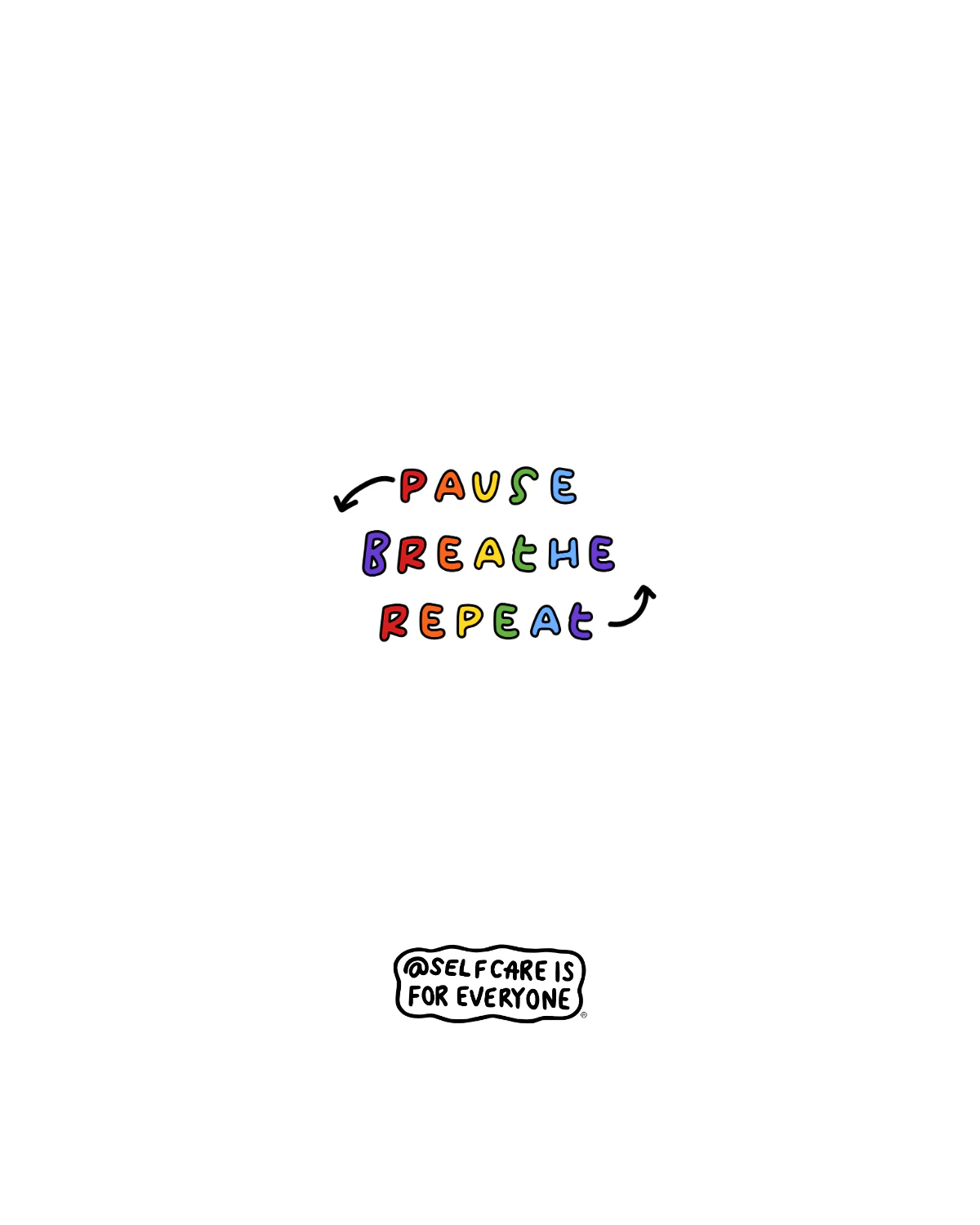 Pause Breathe Repeat + Check In With Yourself As Often As You Check Your Phone - Hoodie - Image 3