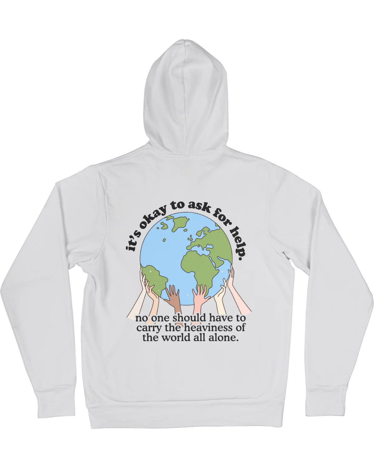 Please Stay; It's Okay To Ask For Help - Hoodie - Image 14