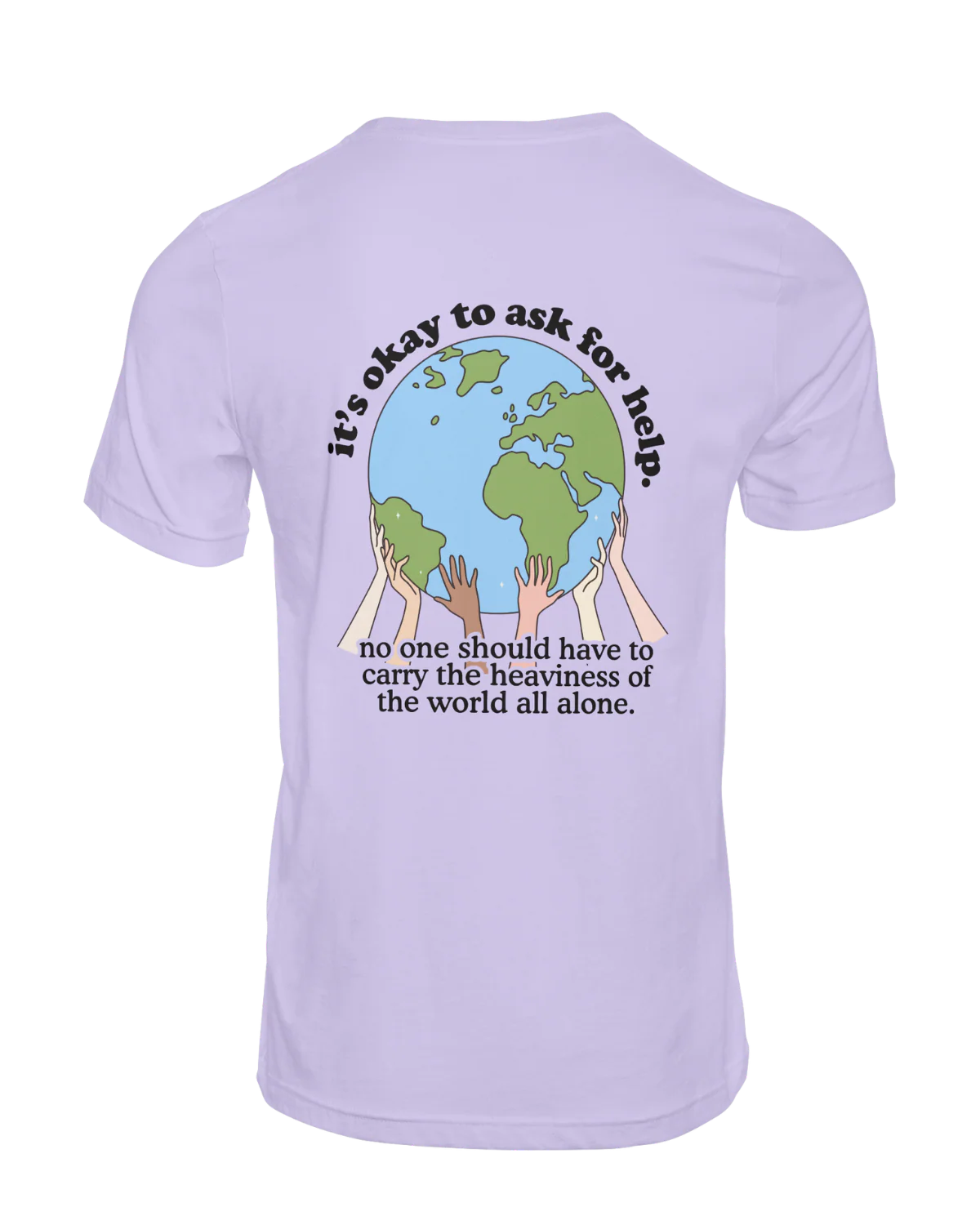 Please Stay; It's Okay To Ask For Help - T-Shirt - Image 3