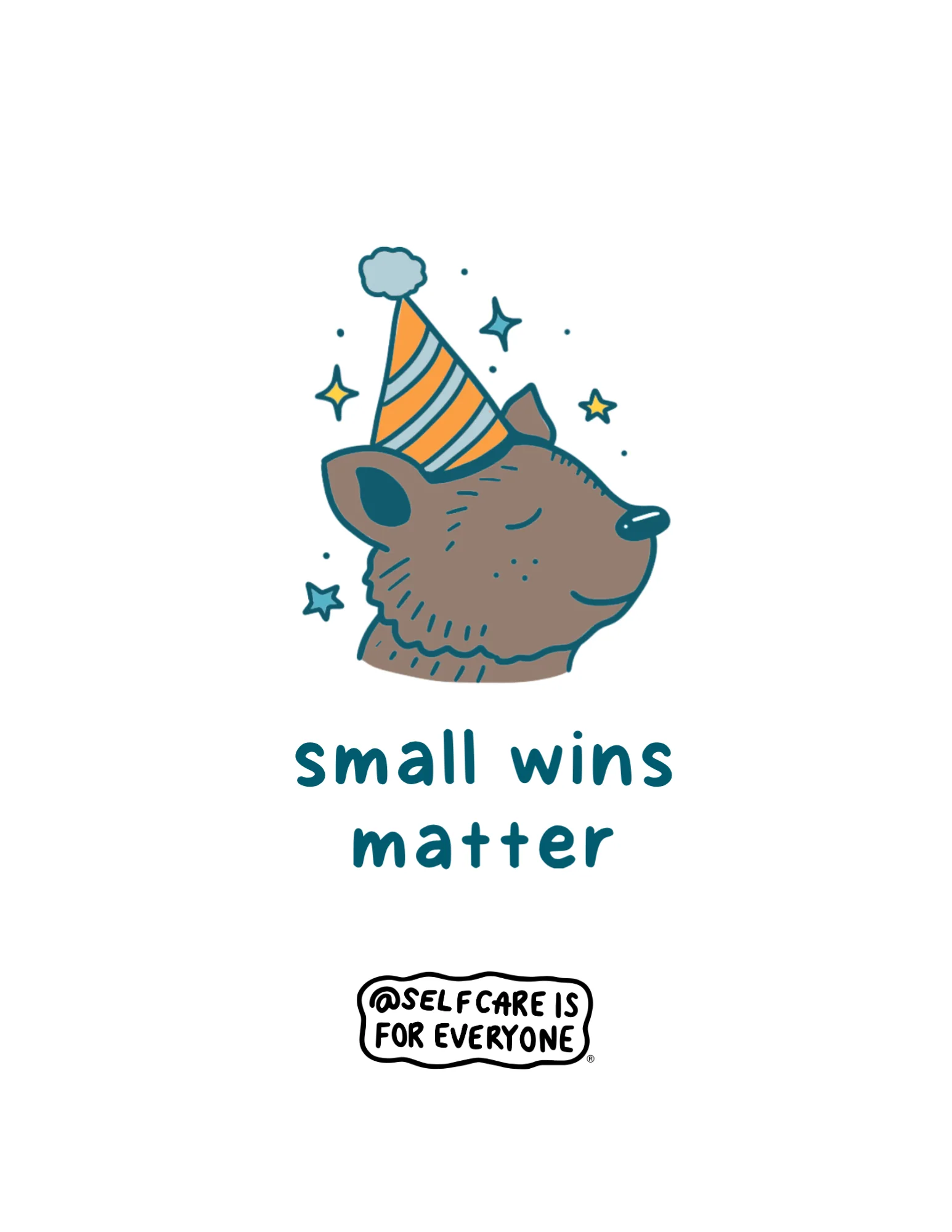 Small Wins Matter (Birthday Bear) - Hoodie - Image 2