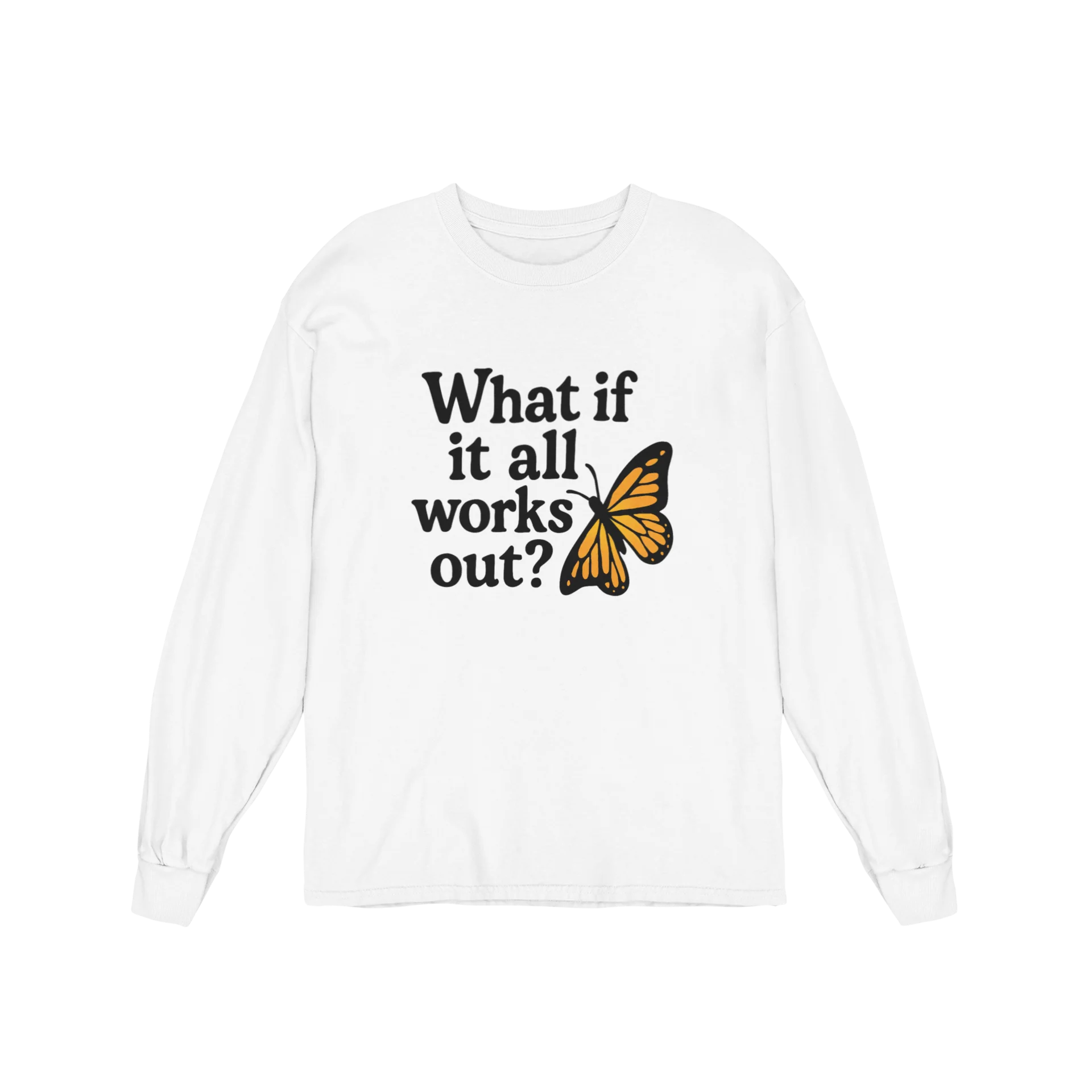 What If It All Works Out? - Long Sleeve Tee - Image 5
