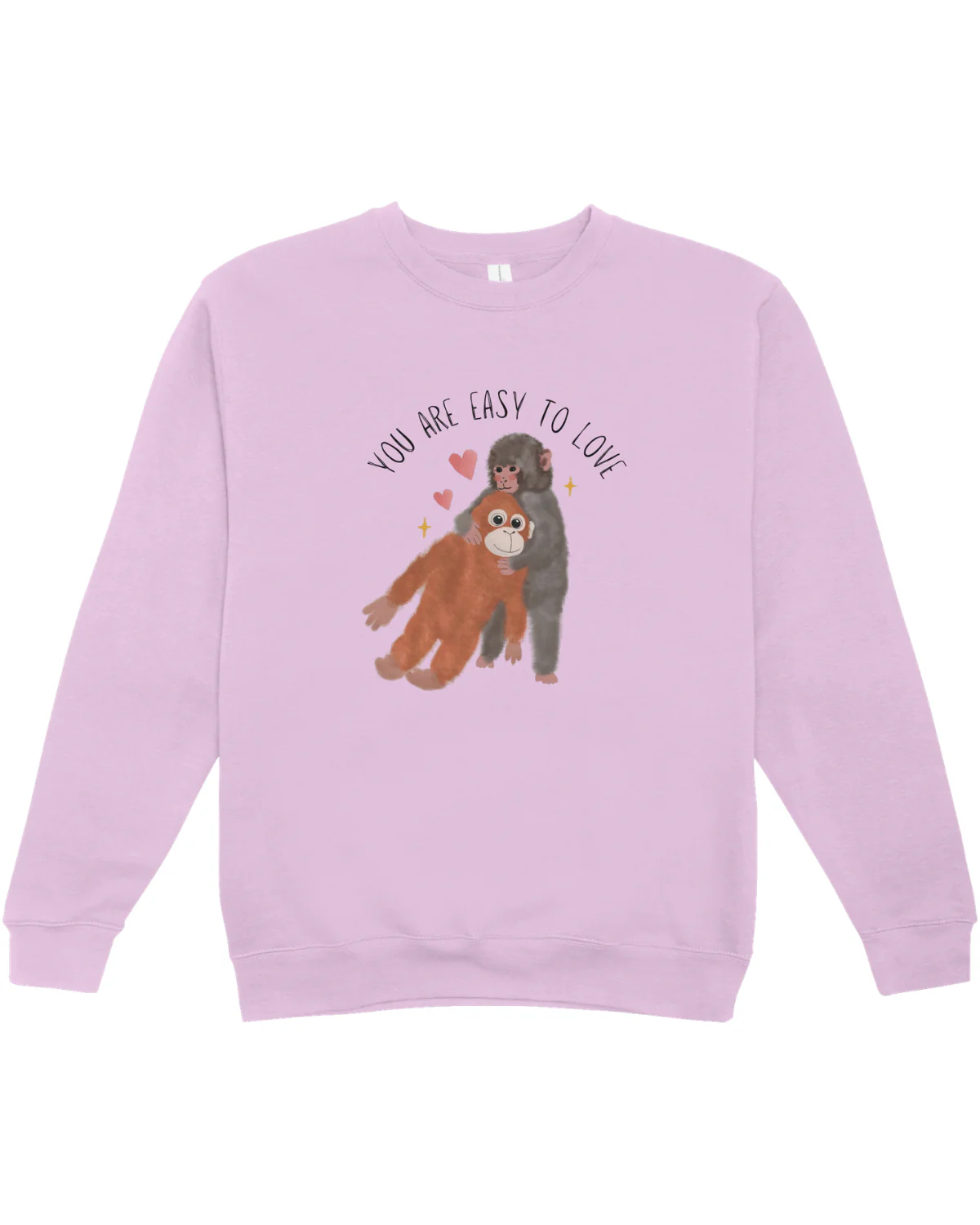 You Are Easy To Love (Punch, the Baby Macaque Monkey) - Sweatshirt - Image 4