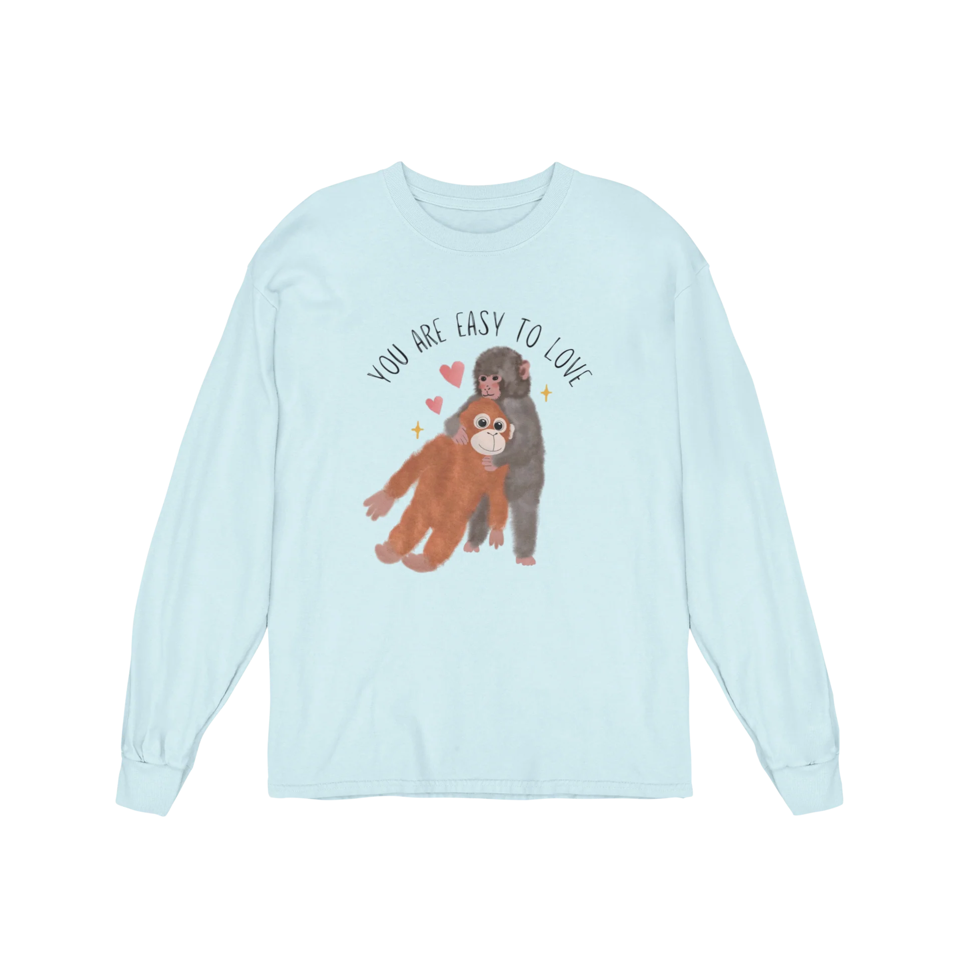 You Are Easy To Love (Punch The Monkey) - Long Sleeve Tee - Image 4