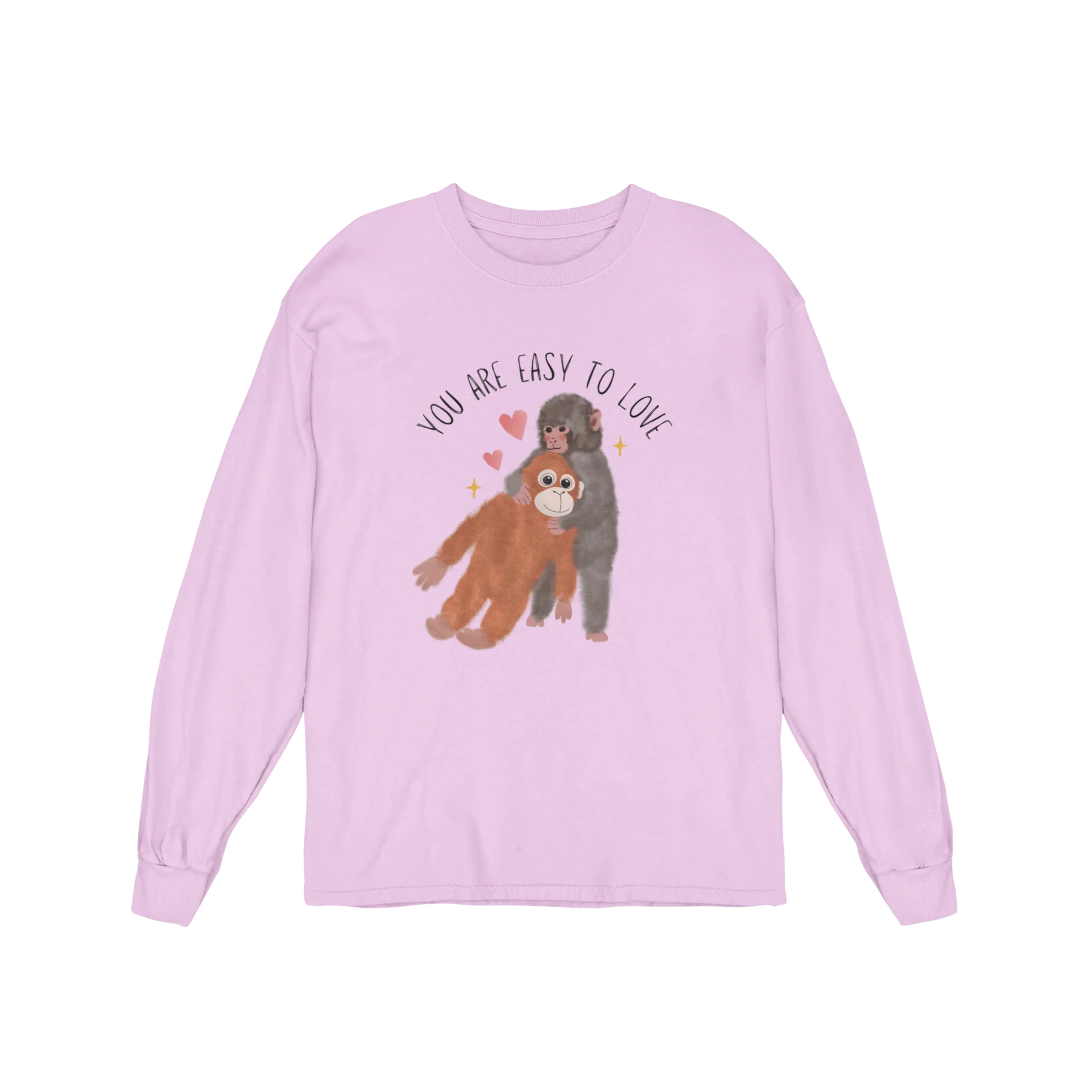 You Are Easy To Love (Punch The Monkey) - Long Sleeve Tee - Image 5