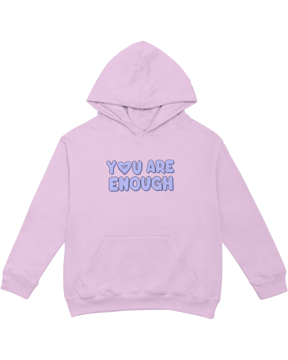 You Are Enough + Candy Hearts (Purple π) - Hoodie - Image 11