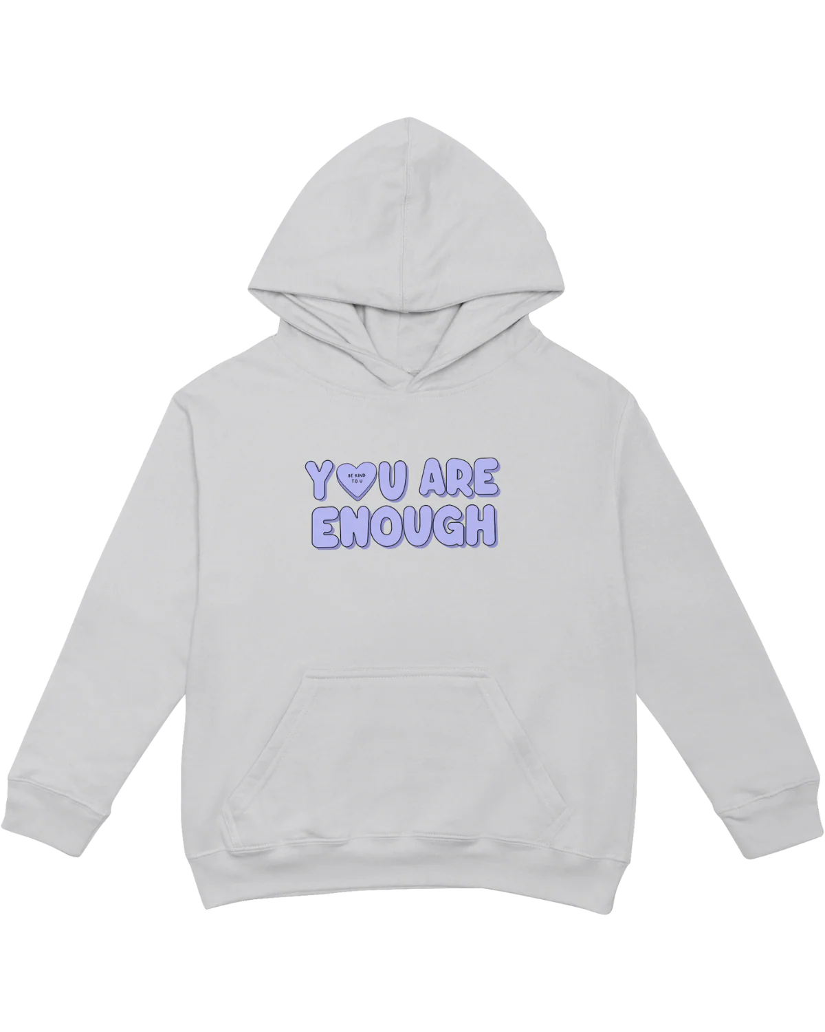 You Are Enough + Candy Hearts (Purple π) - Hoodie - Image 13