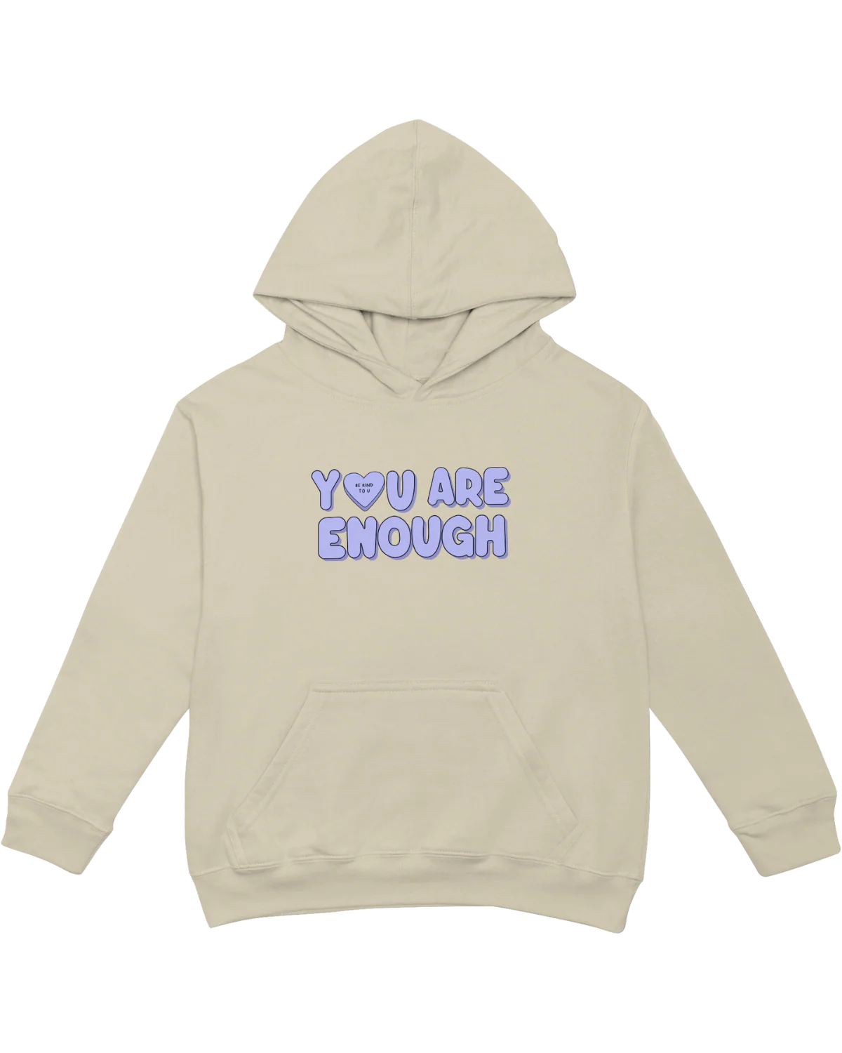 You Are Enough + Candy Hearts (Purple π) - Hoodie - Image 9