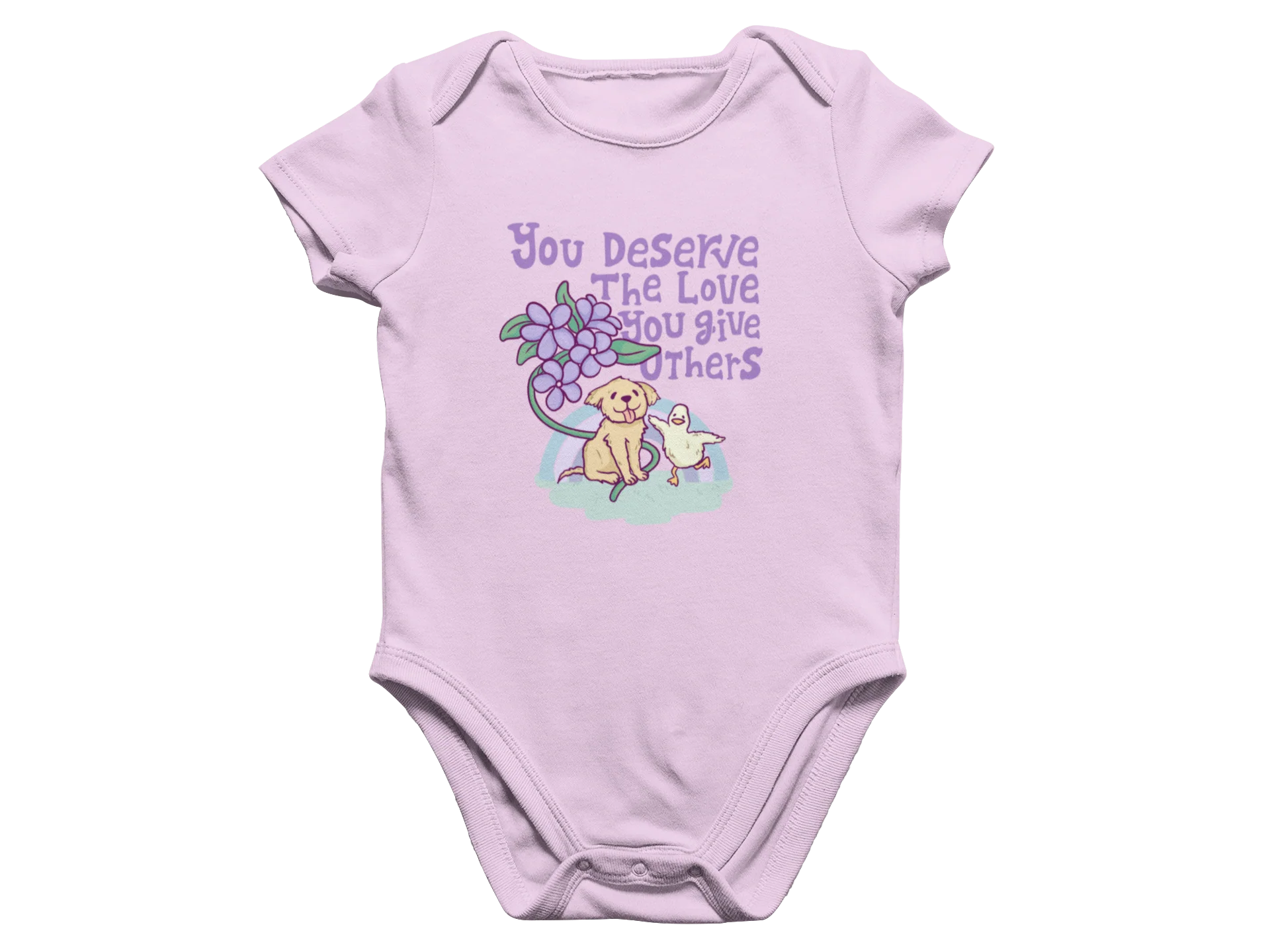 You Deserve The Love You Give Others - Baby Onesie - Image 3