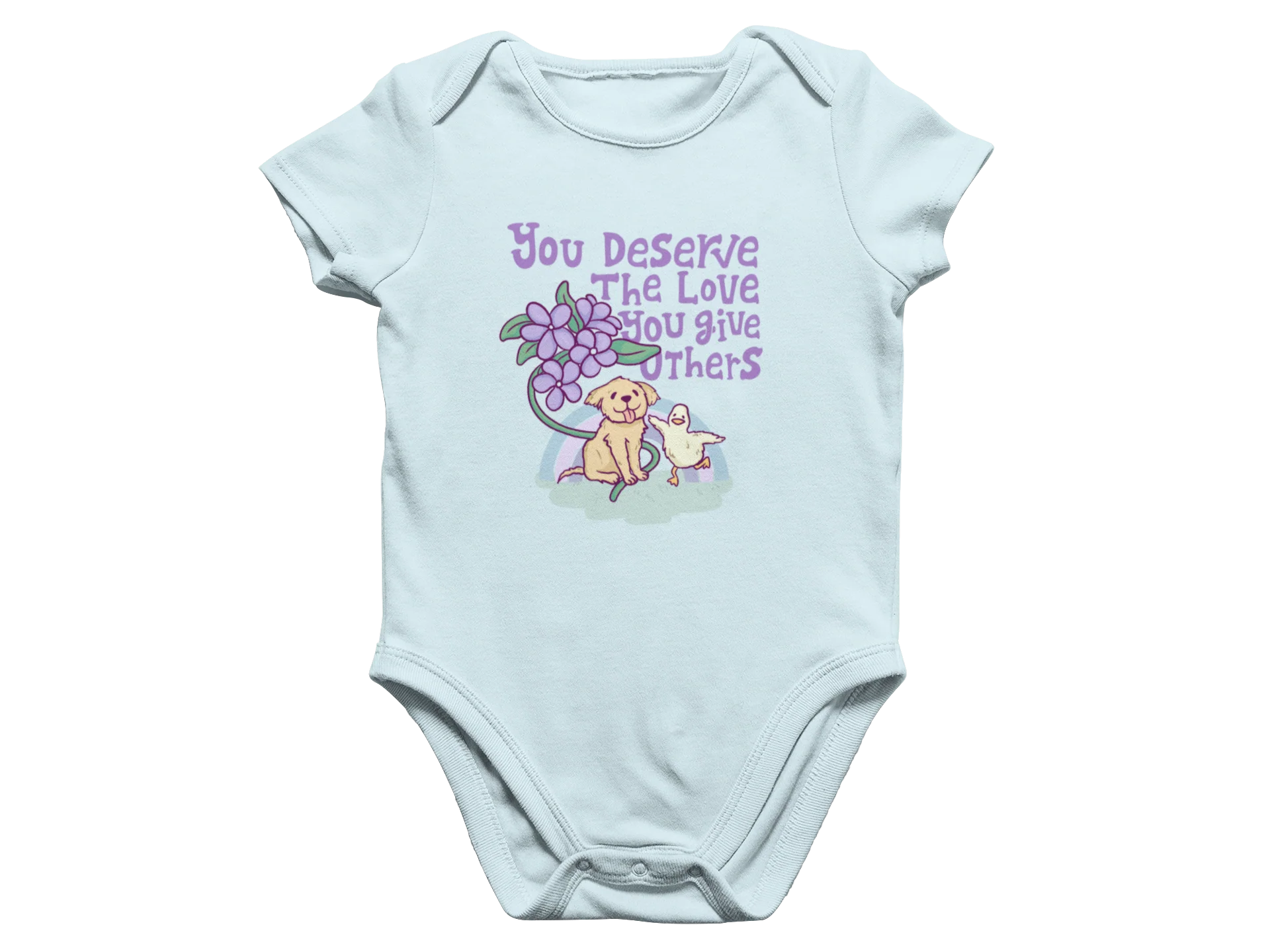 You Deserve The Love You Give Others - Baby Onesie - Image 4