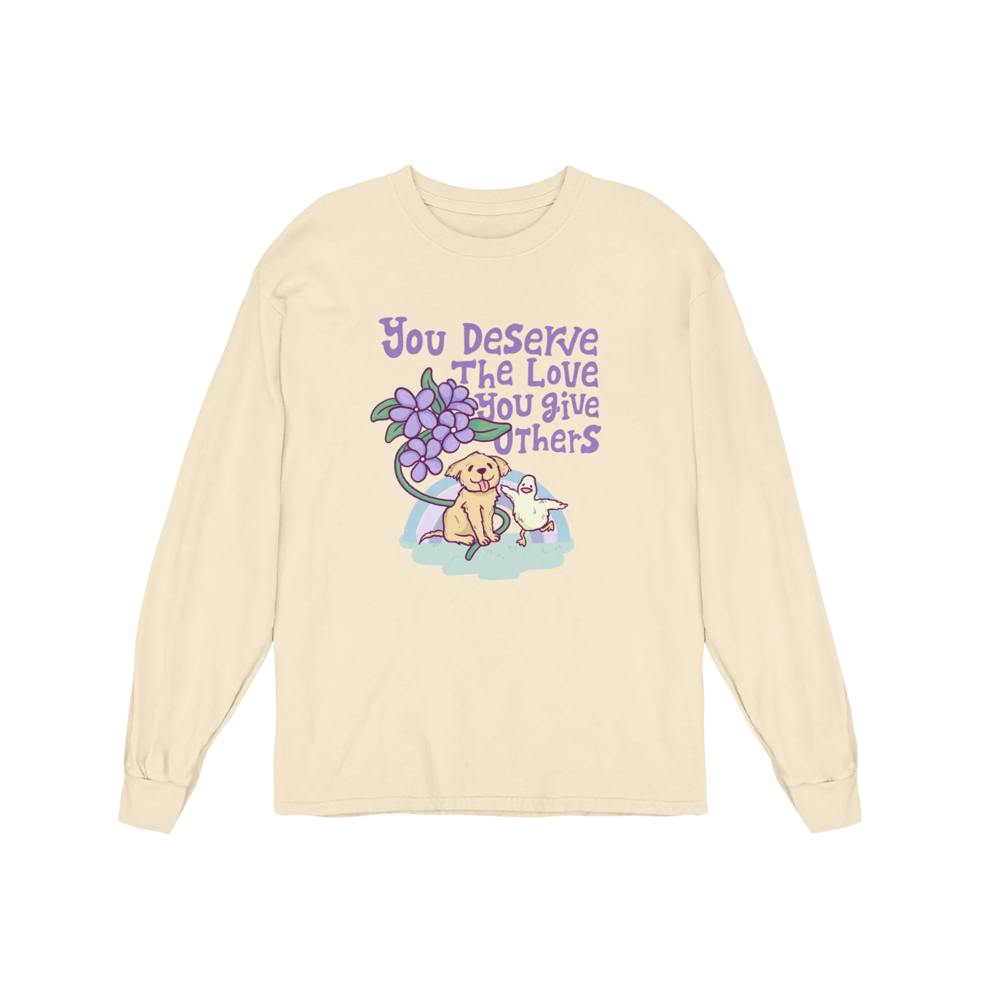 You Deserve The Love You Give Others - Long Sleeve Tee - Image 5