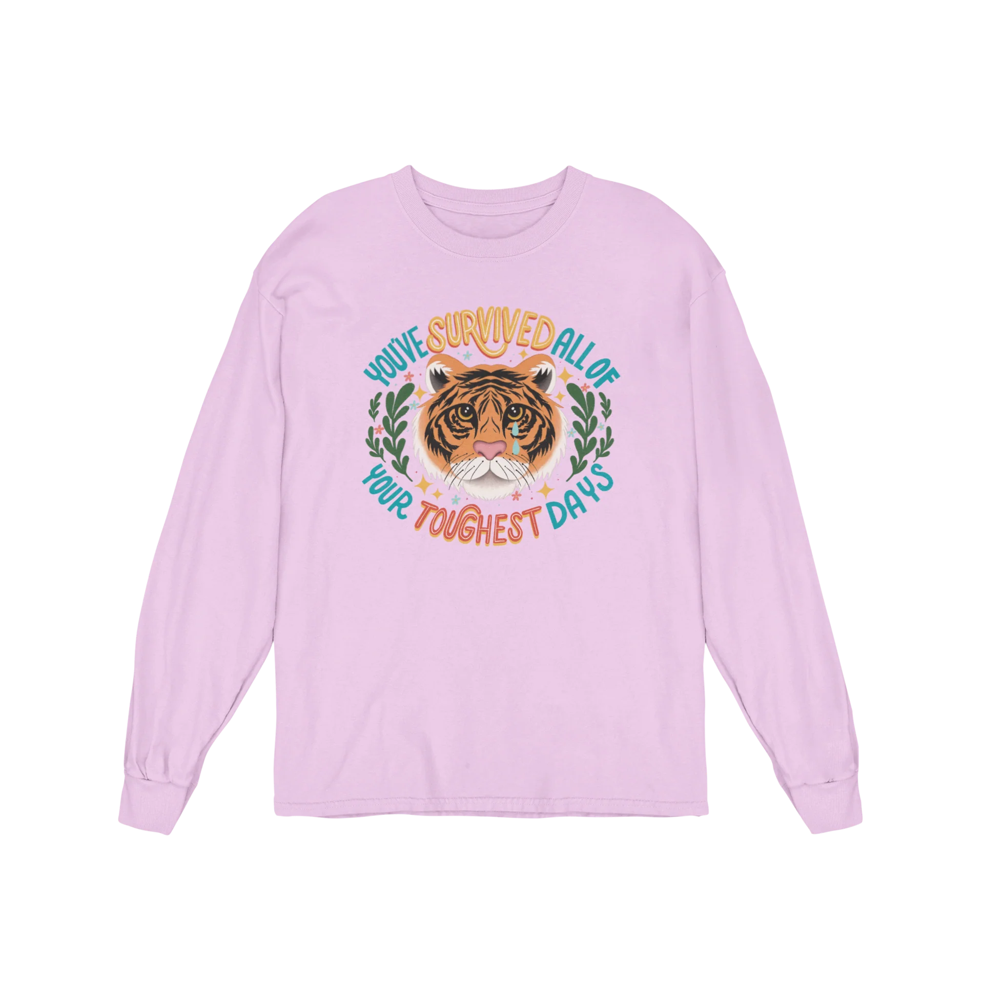You've Survived All Of Your Toughest Days - Long Sleeve Tee - Image 3