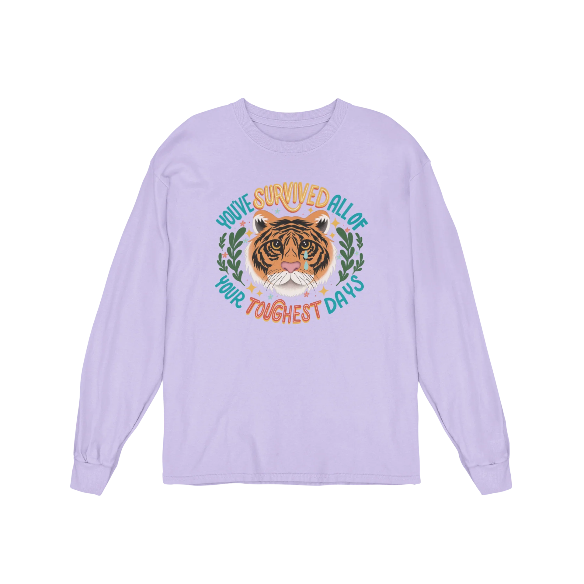 You've Survived All Of Your Toughest Days - Long Sleeve Tee - Image 4